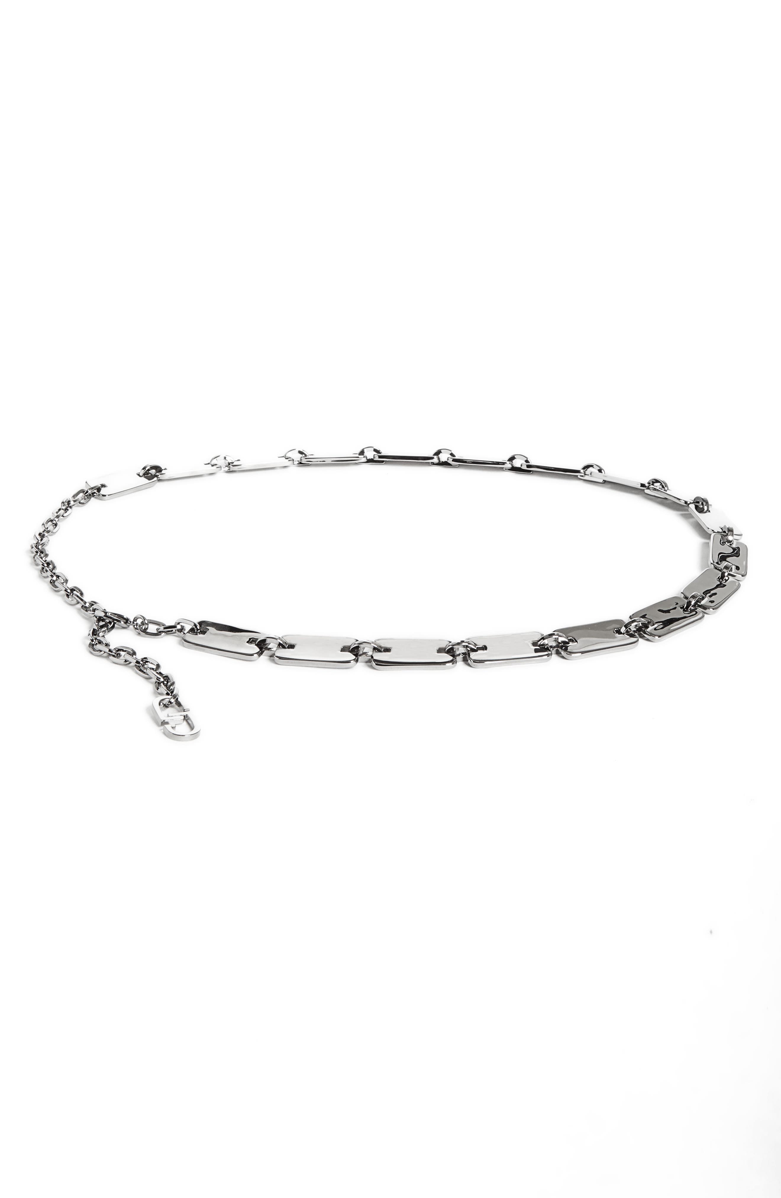 St. John Collection Chain Belt, Dark Ruthenium