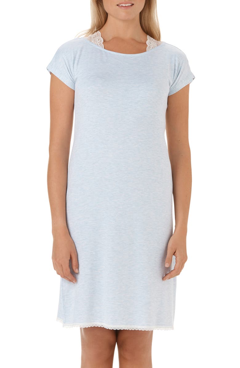 The White Company Lace Shoulder Nightgown | Nordstrom