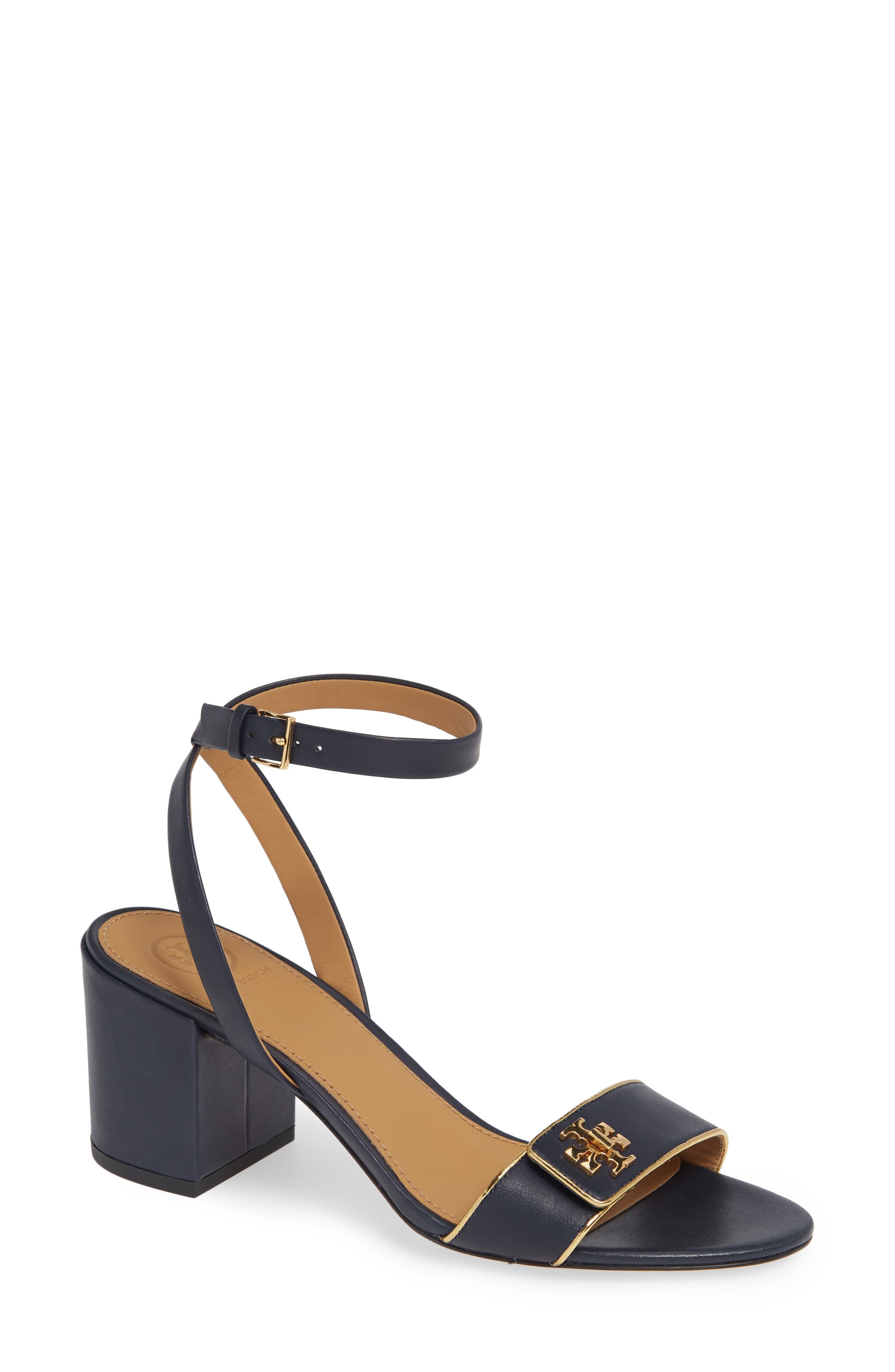 Tory Burch Kira Block Heel Sandal, Blue