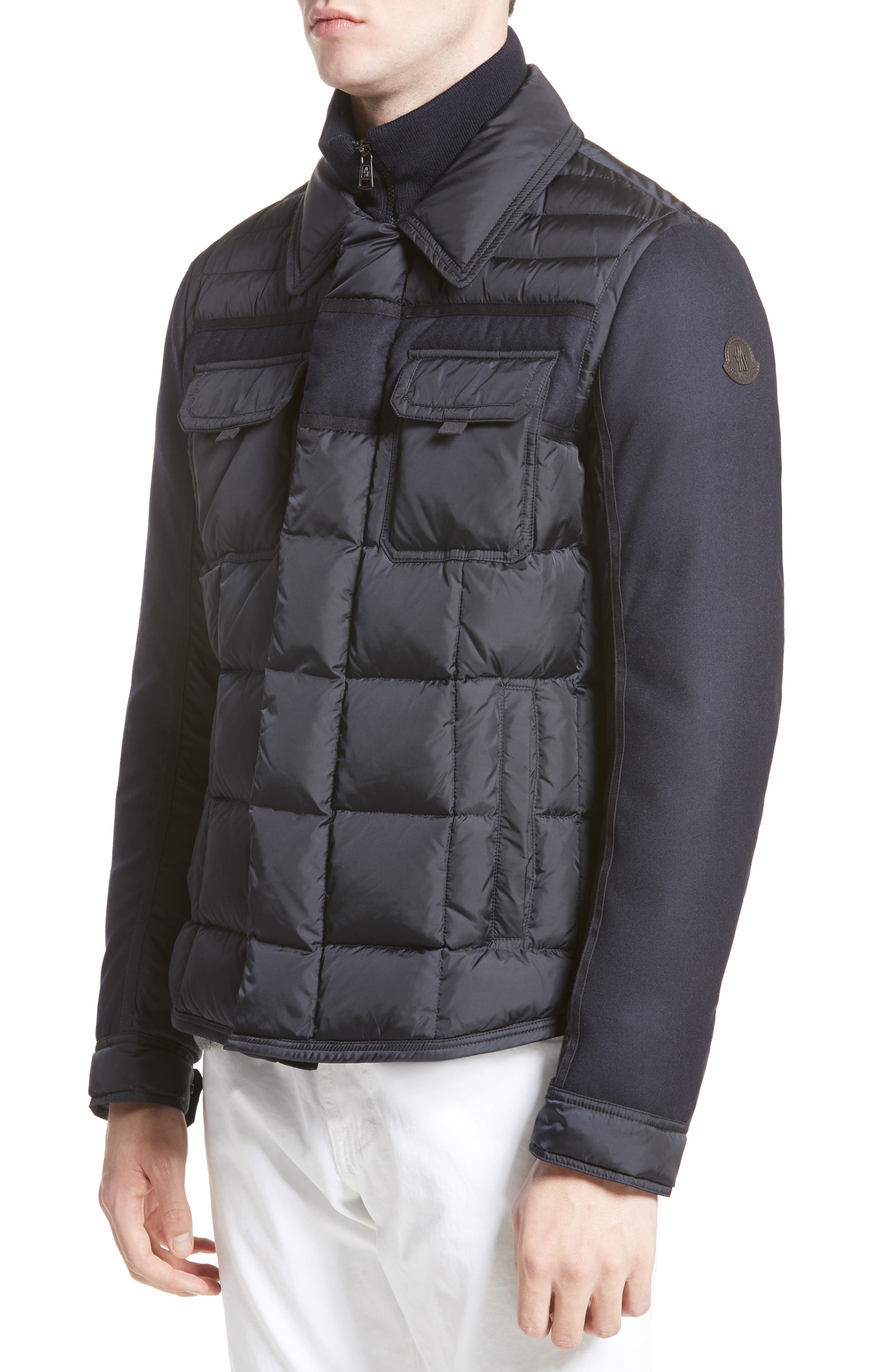 Moncler Blais Down Jacket, Blue
