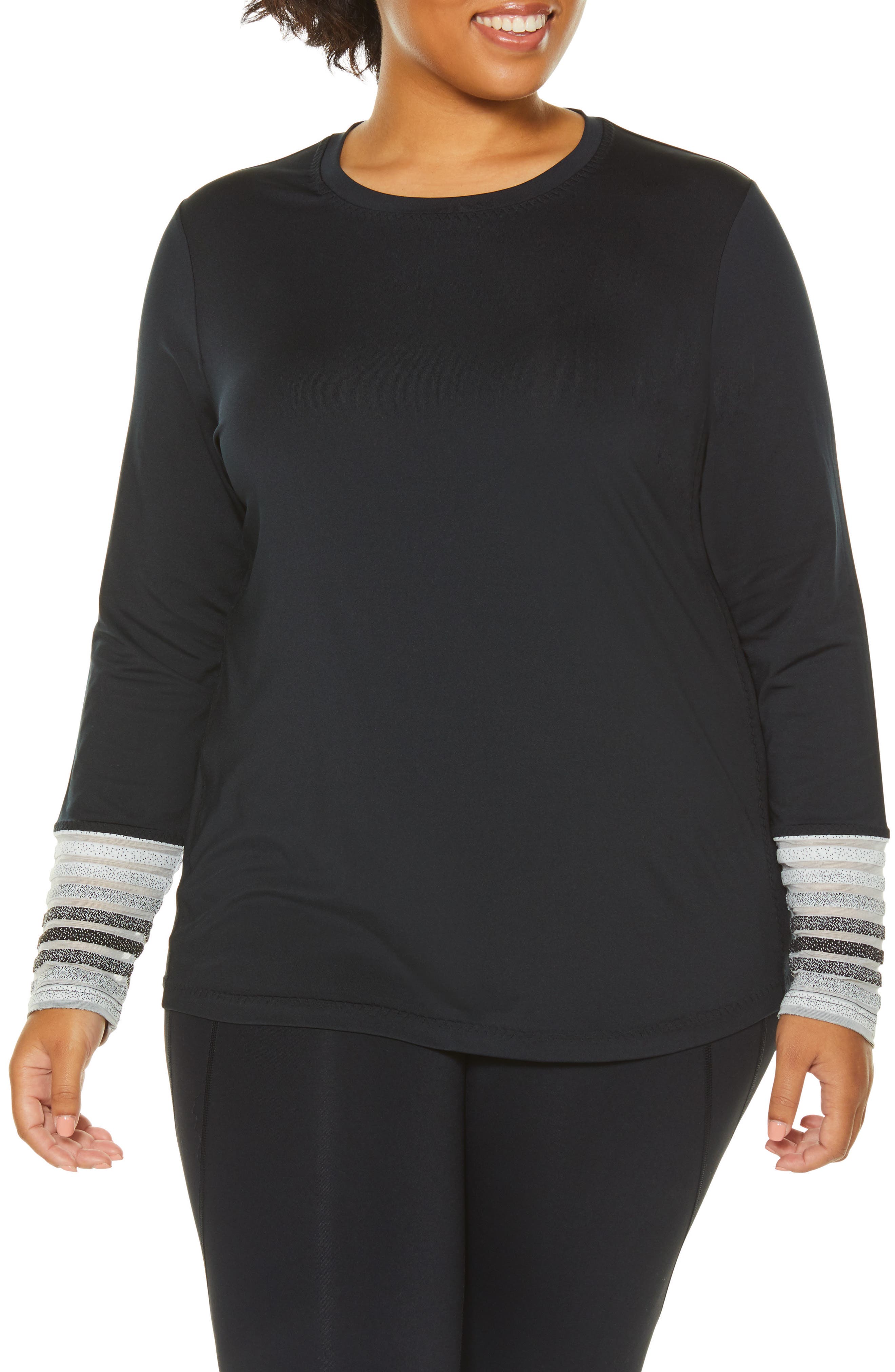 Plus Size Shape Activewear Refine Performance Tee