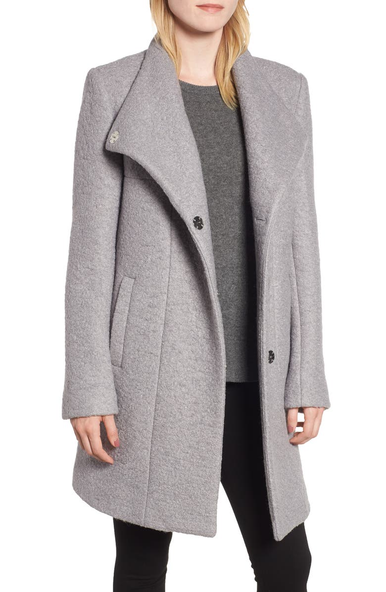 Kenneth Cole New York Pressed Bouclé Coat | Nordstrom