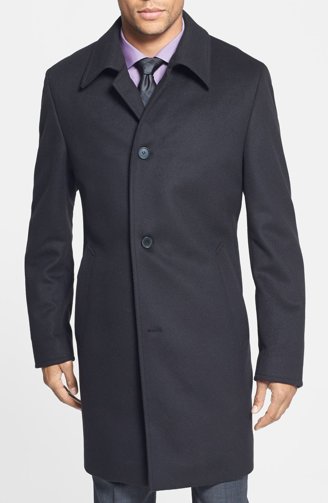 BOSS HUGO BOSS 'The Task' Wool & Cashmere Top Coat Nordstrom