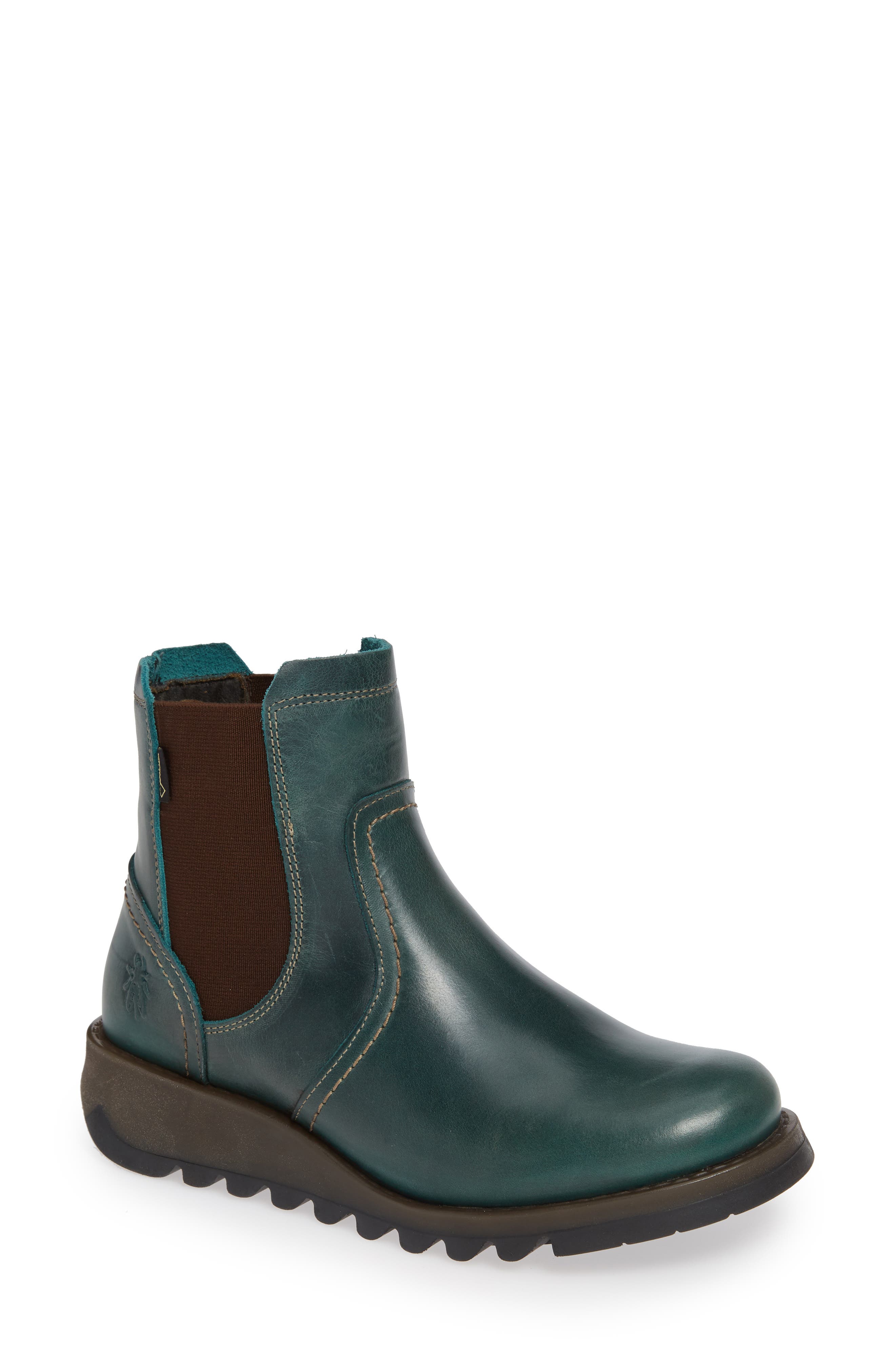 Fly London Scon Waterproof Gore-Tex Chelsea Boot - Green