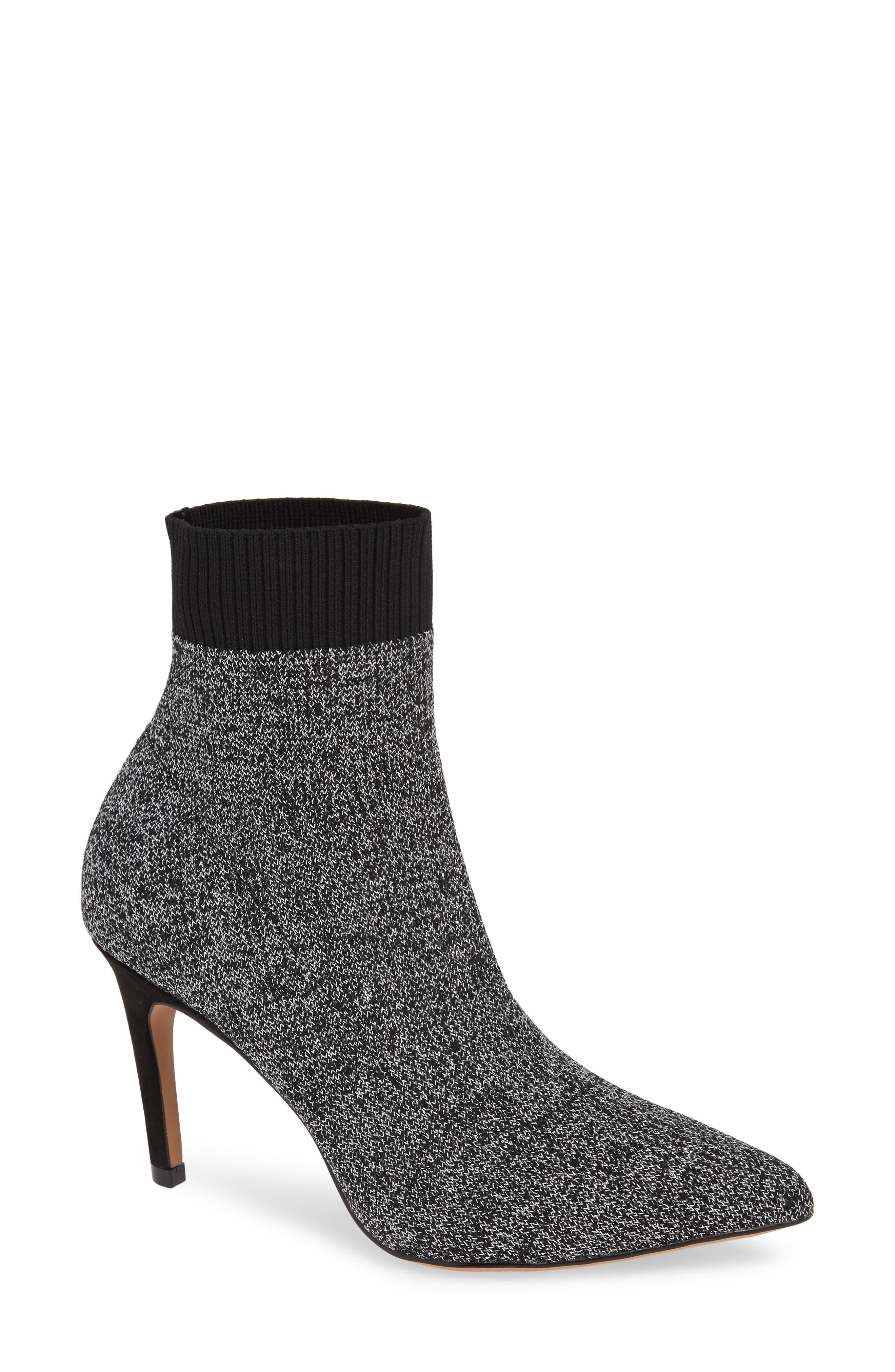 Black Suede Studio Emerson Bootie, Grey