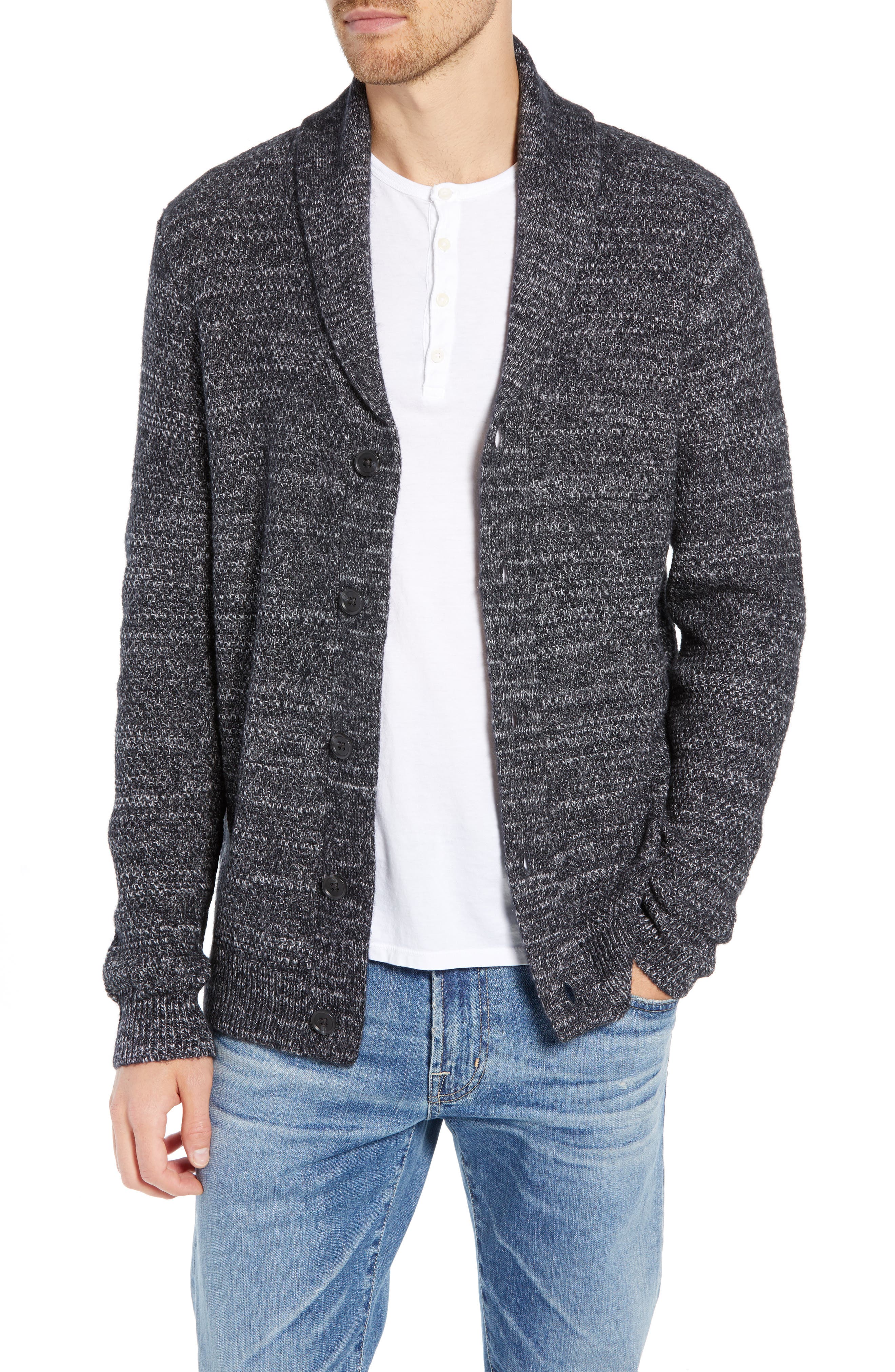 Nordstrom Shop Shawl Collar Cardigan, Black