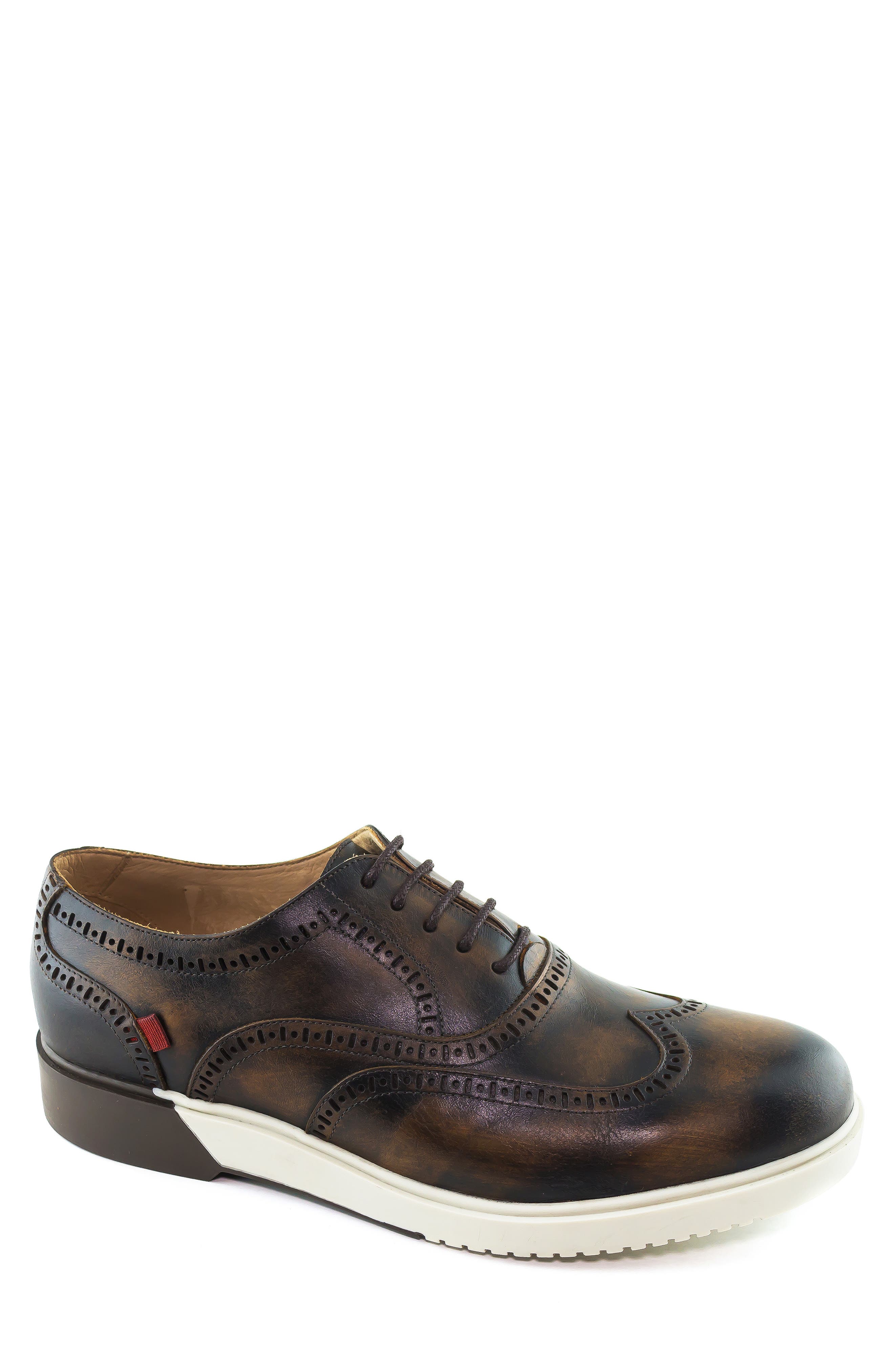 Marc Joseph New York 5Th Ave Wingtip Sneaker, Brown