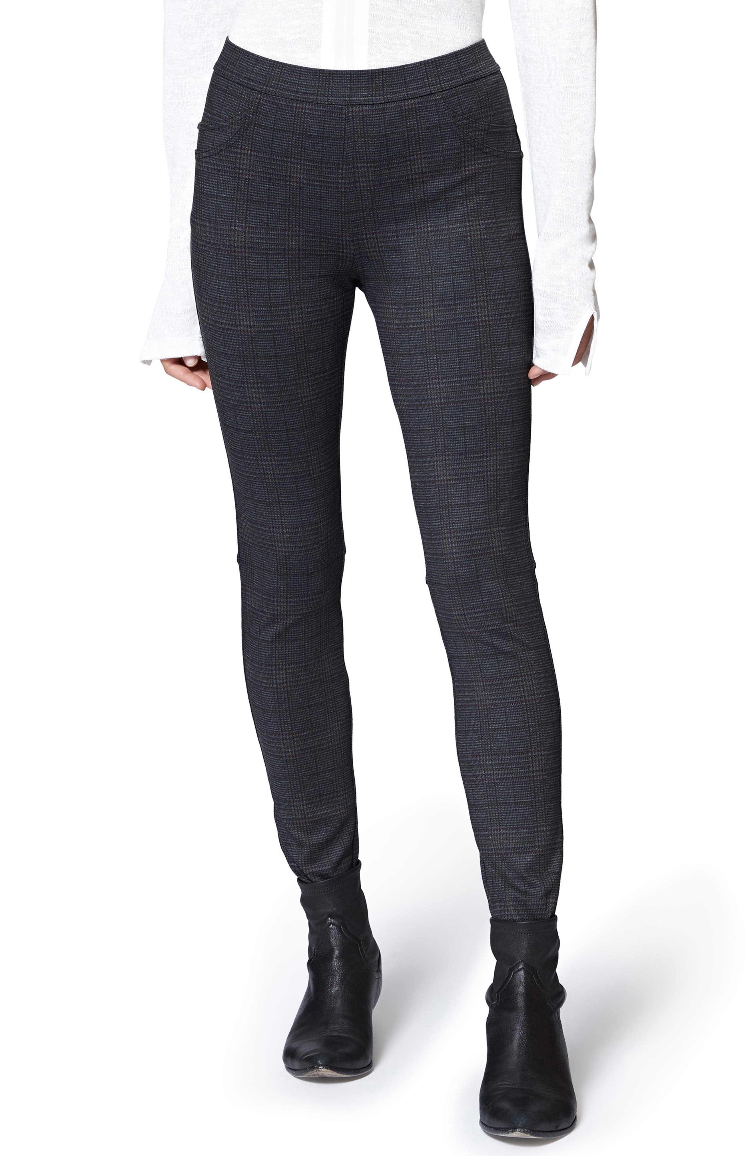 Sanctuary Autumn Plaid Leggings, Grey