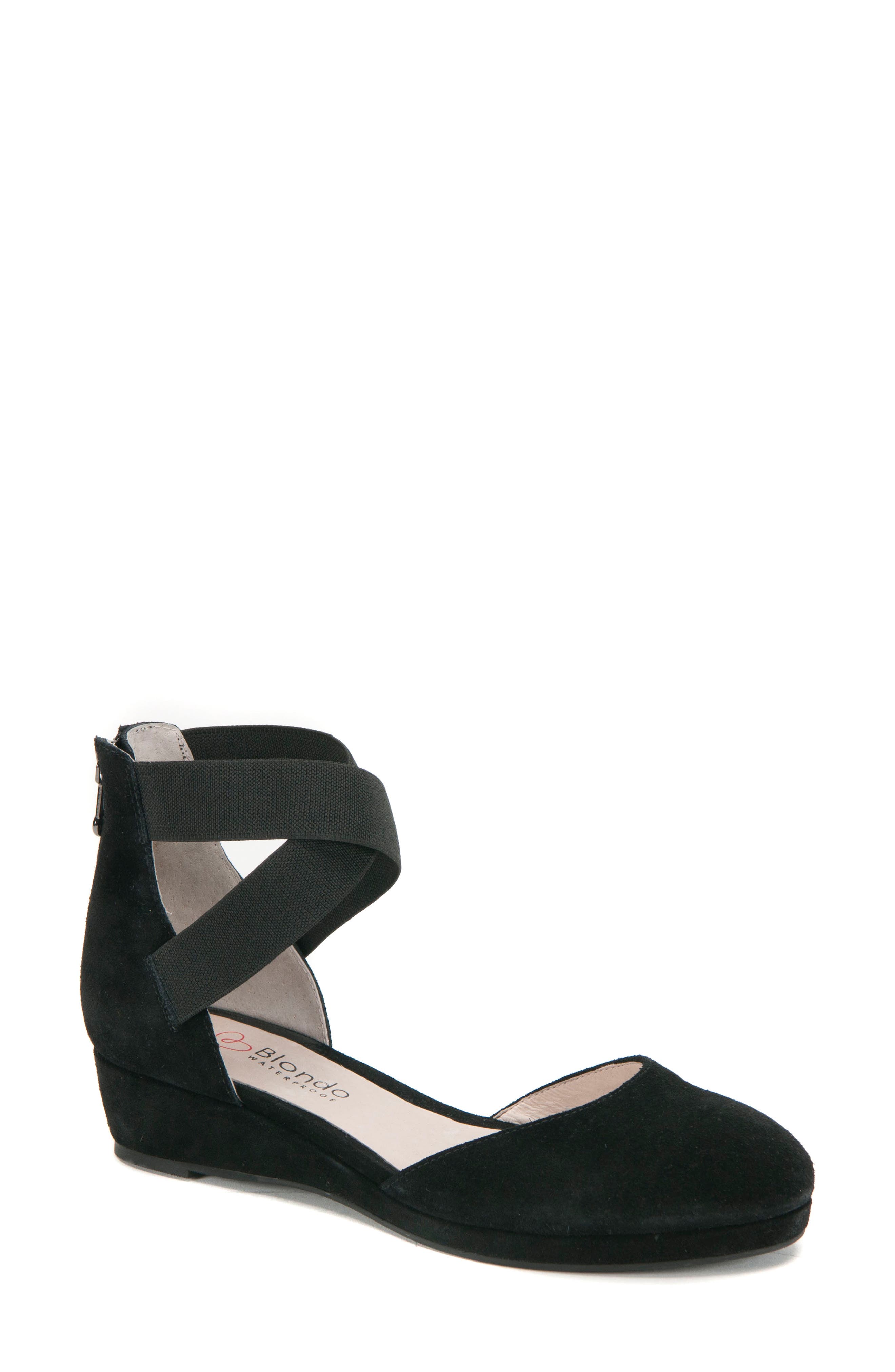 Blondo Cathy Waterproof Wedge Pump- Black