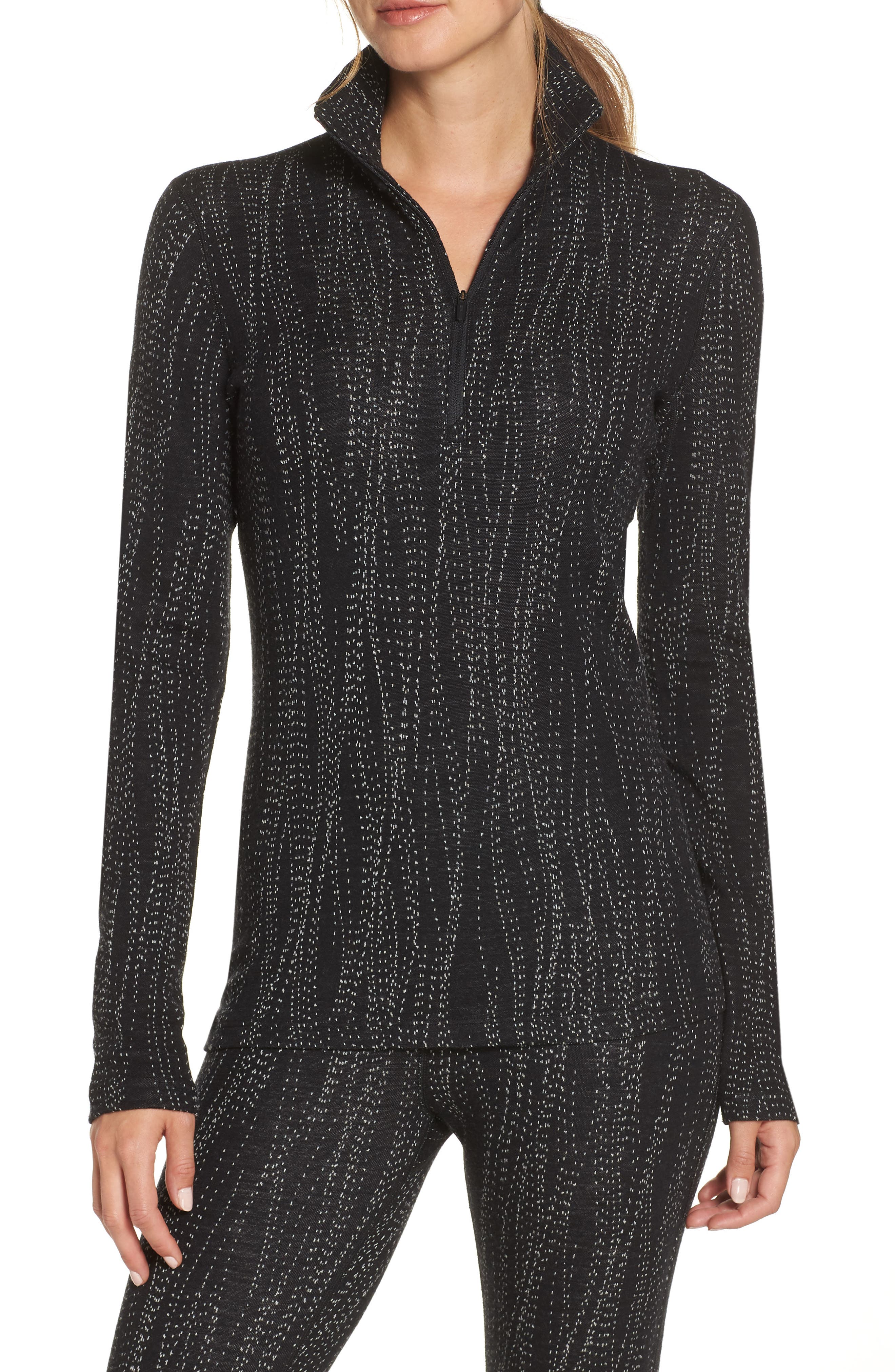 Icebreaker 260 Vertex Merino Wool Half Zip Base Layer Top