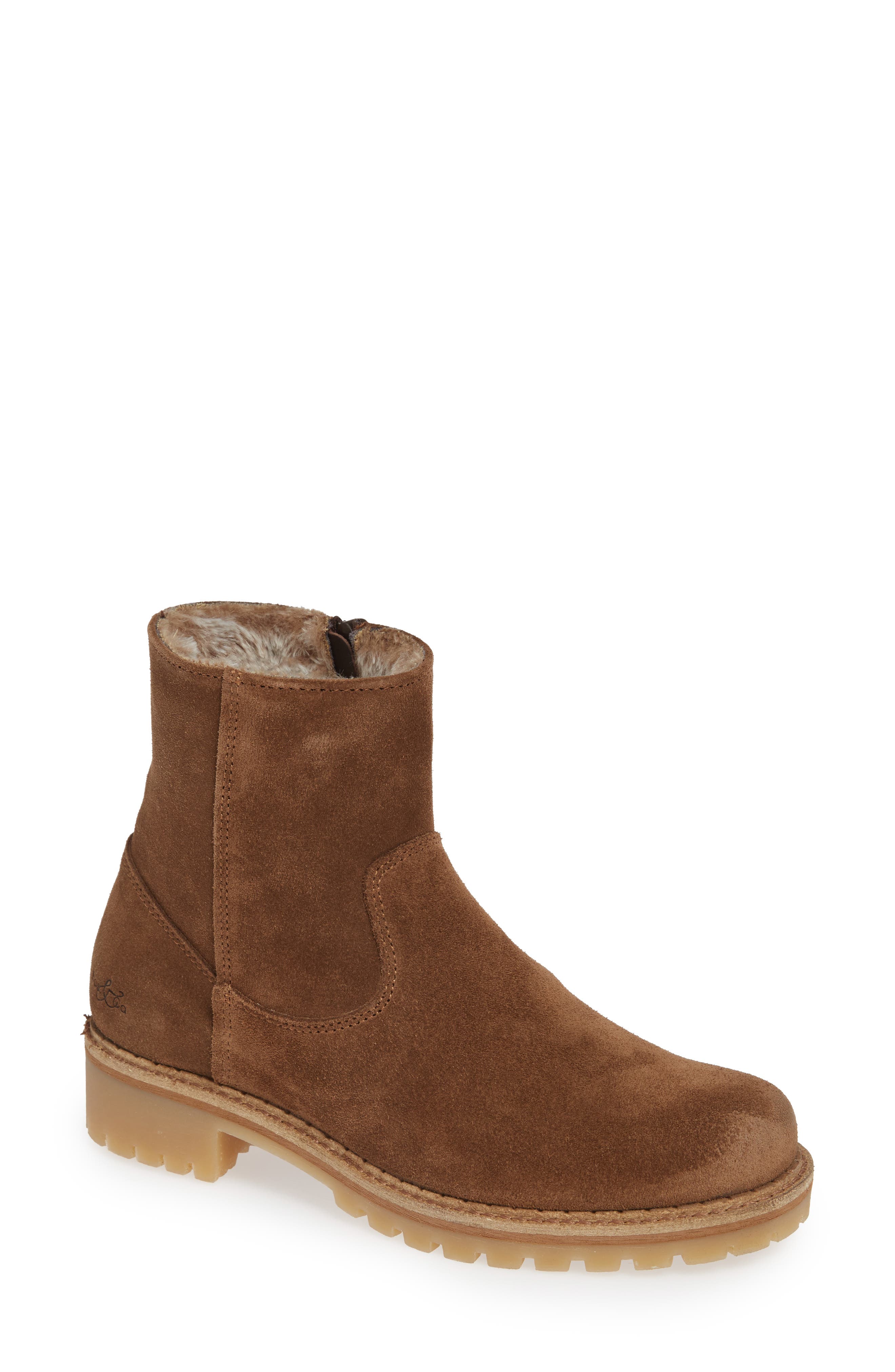 Bos. & Co. Host Faux Fur Lined Boot - Beige