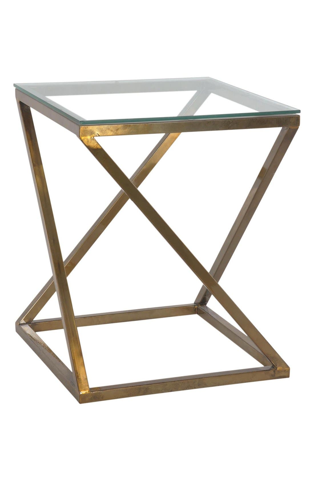 Renwil 'Penrose' Glass Top Accent Table Nordstrom