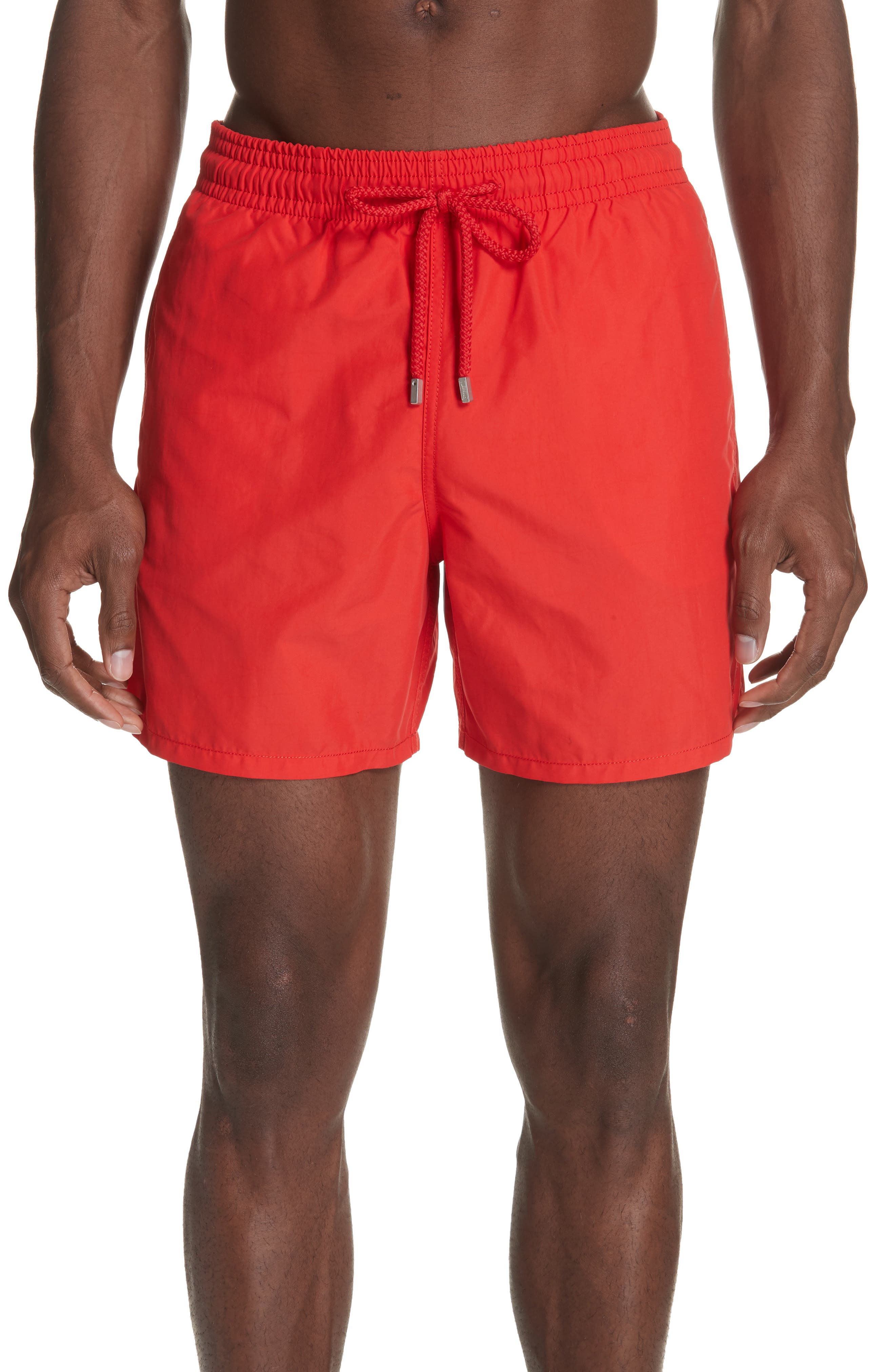 Vilebrequin Magic Whales Water Reactive Swim Trunks, Red