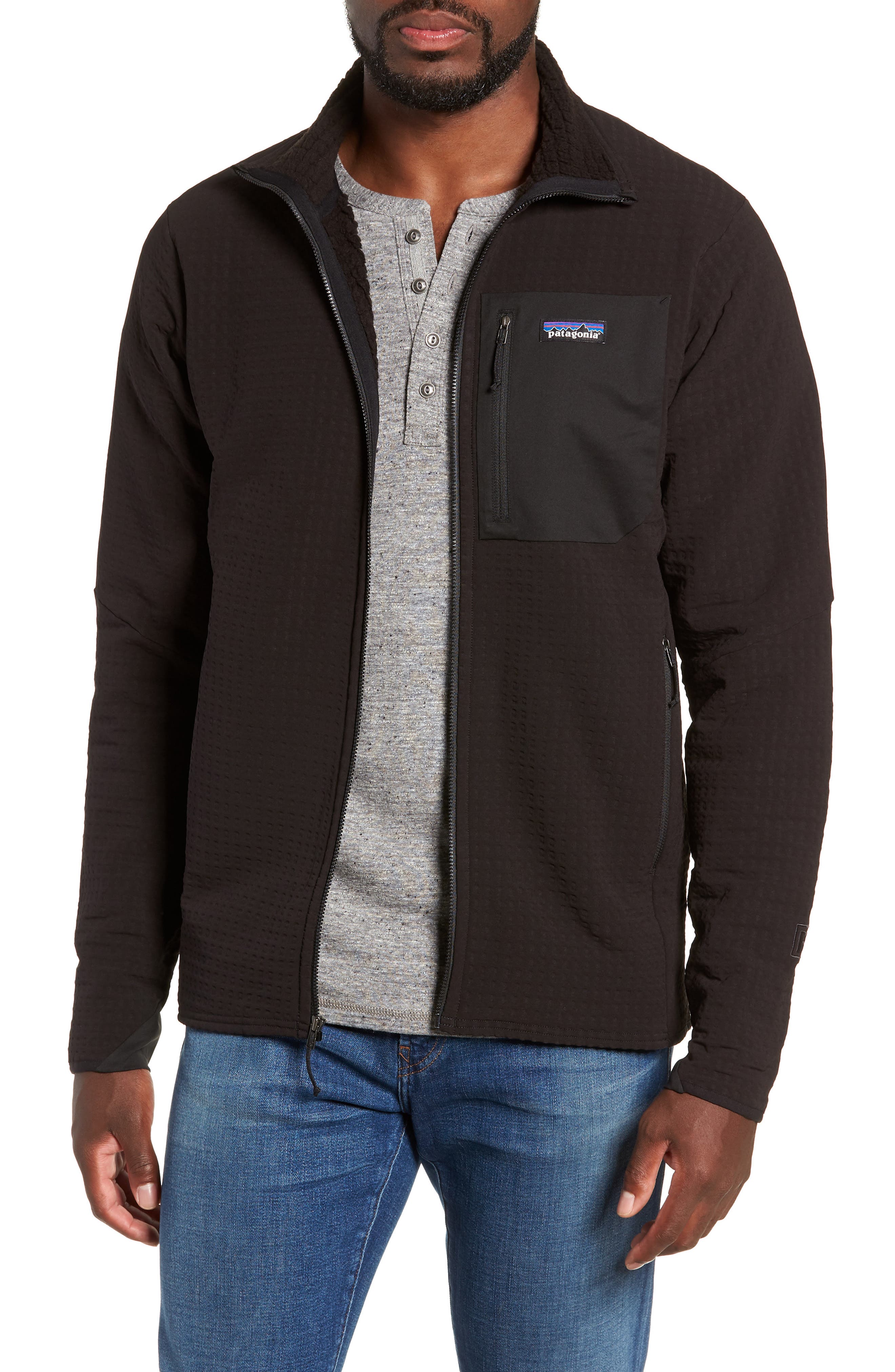 Patagonia R2 Techface Slim Fit Jacket, Black