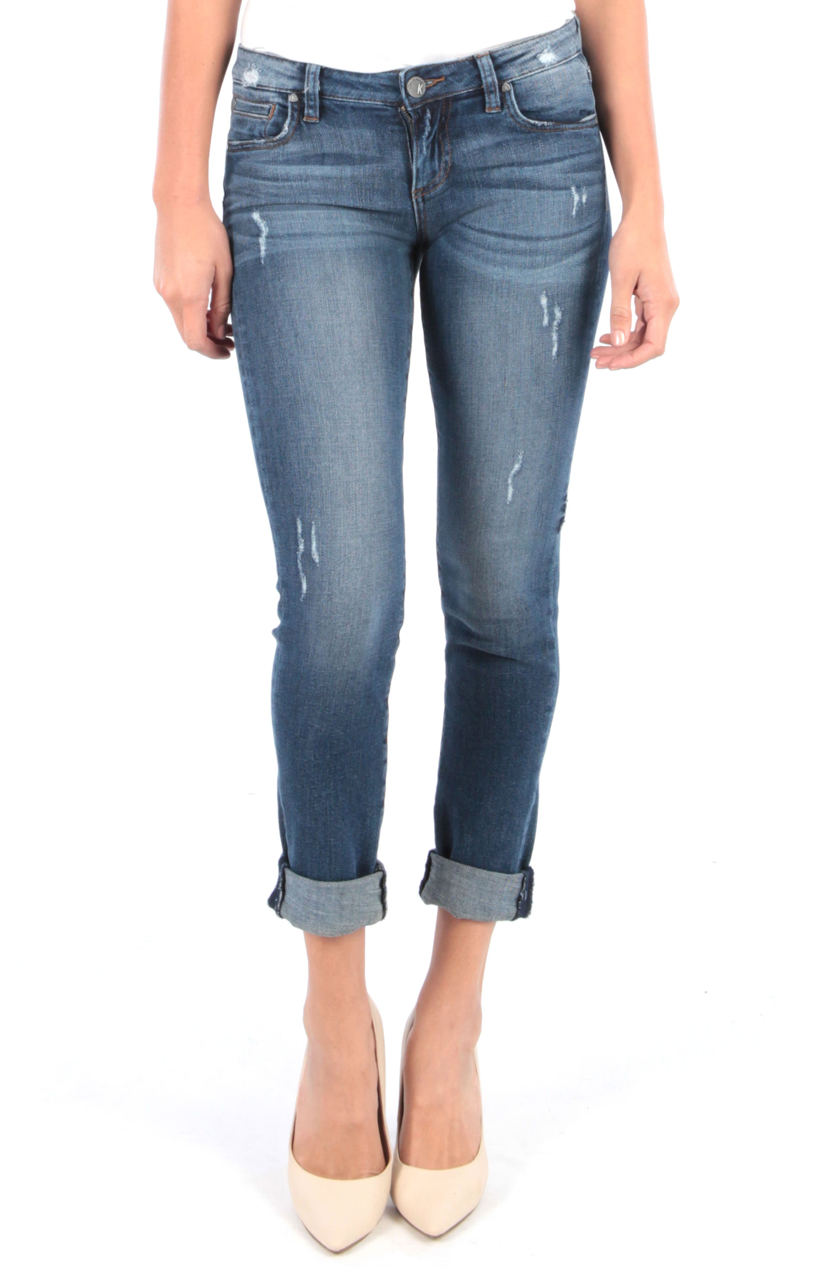 Kut From The Kloth Catherine Boyfriend Jeans, Blue