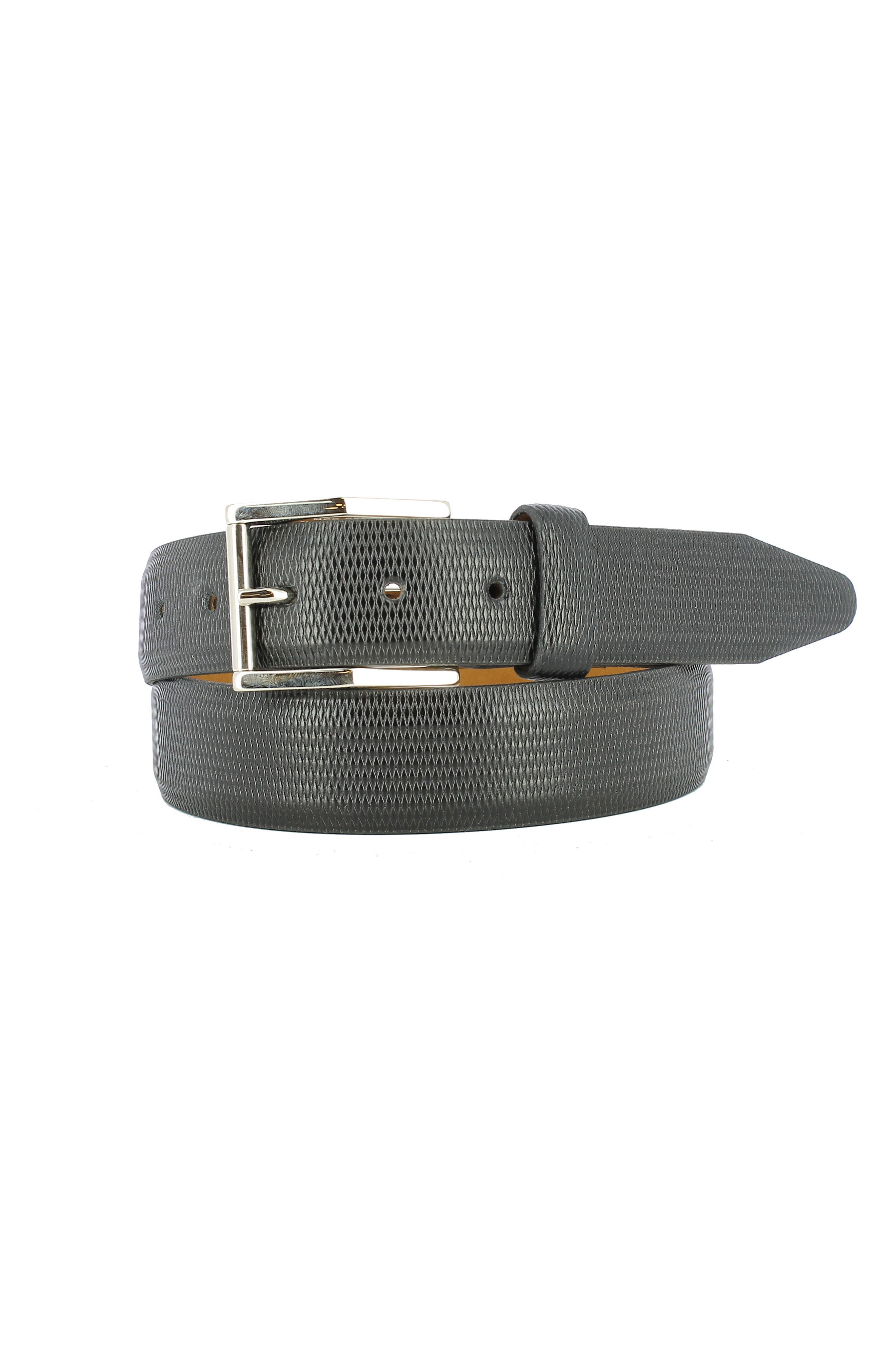 Remo Tulliani Gio Leather Belt, Black