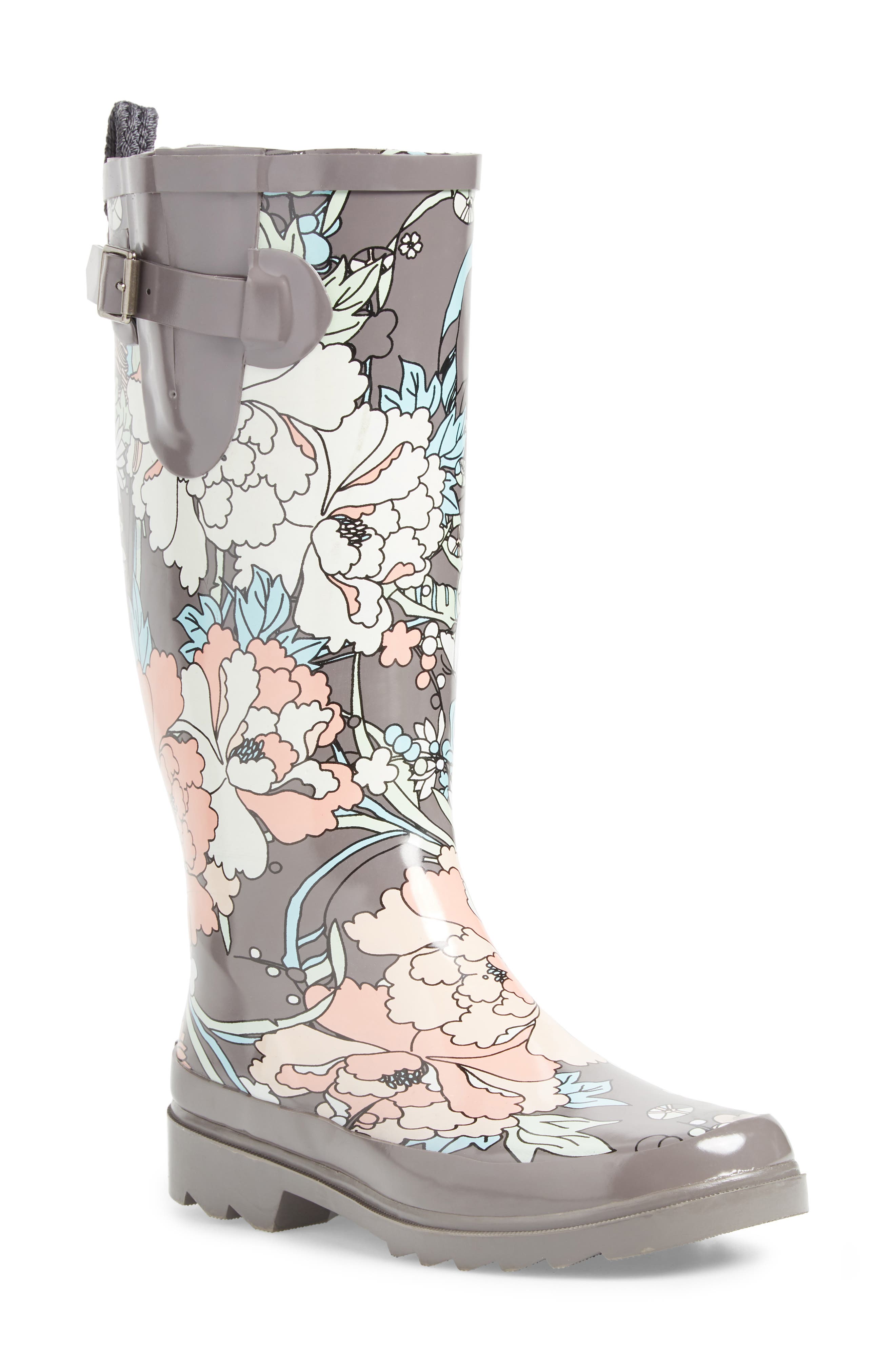 Sakroots Rhythm Waterproof Rain Boot, Pink