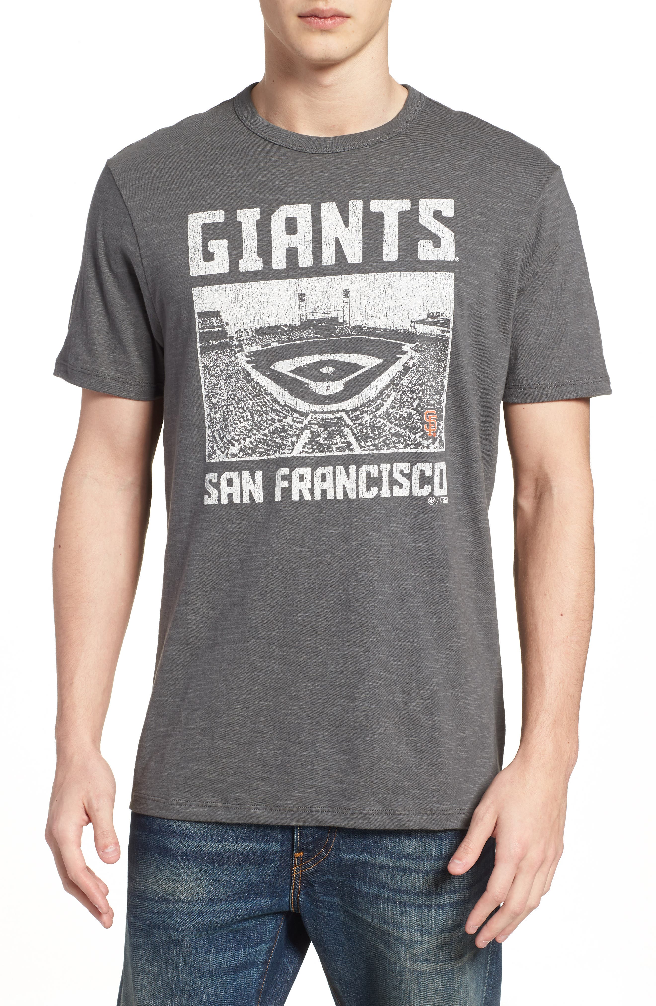 UPC 035930000073 product image for Men's '47 Mlb Overdrive Scrum San Francisco Giants T-Shirt | upcitemdb.com