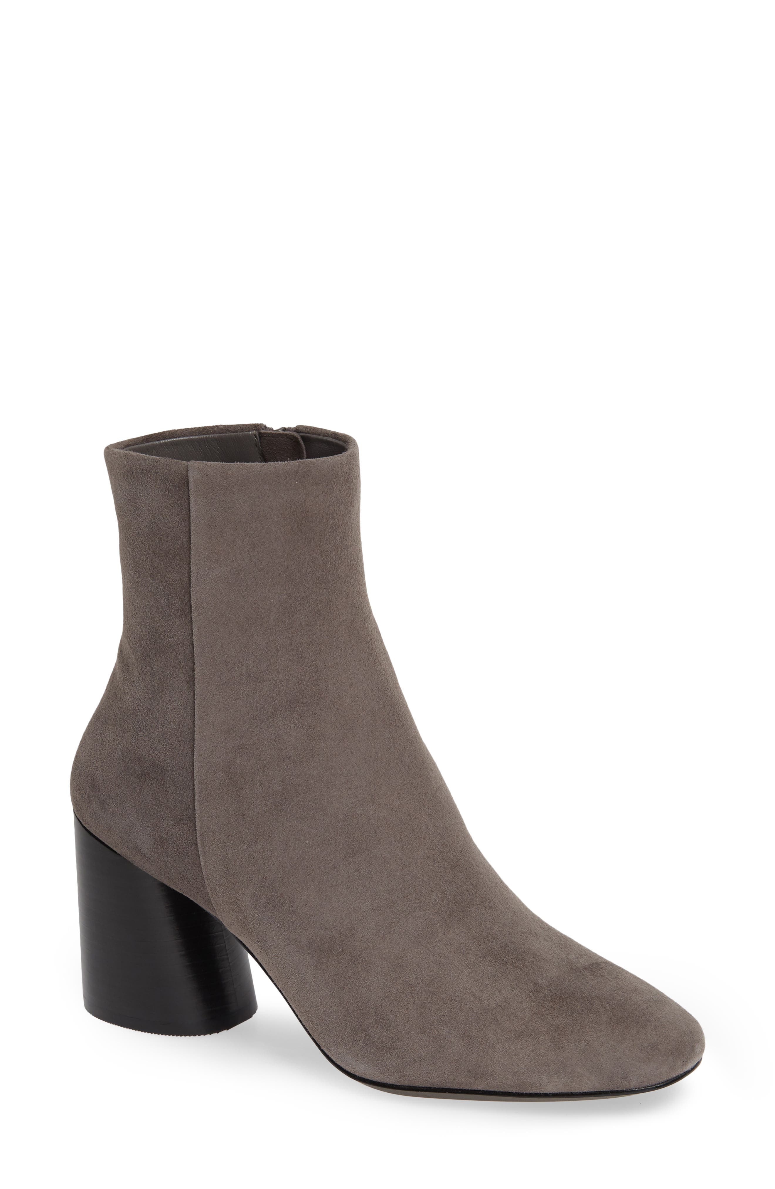 Linea Paolo Savvy Block Heel Bootie, Grey
