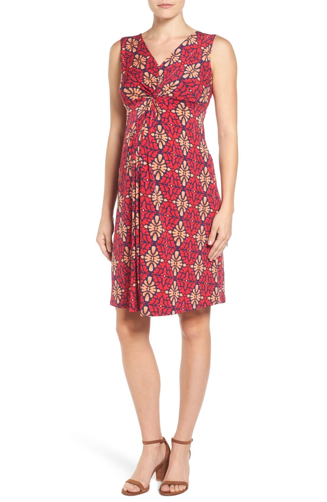 Leota Sleeveless Maternity Dress, Ivory