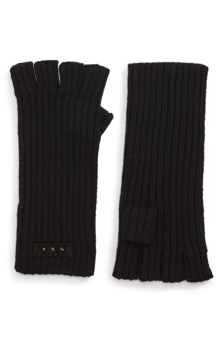 John Varvatos Star USA Rib Knit Fingerless Gloves | Nordstrom
