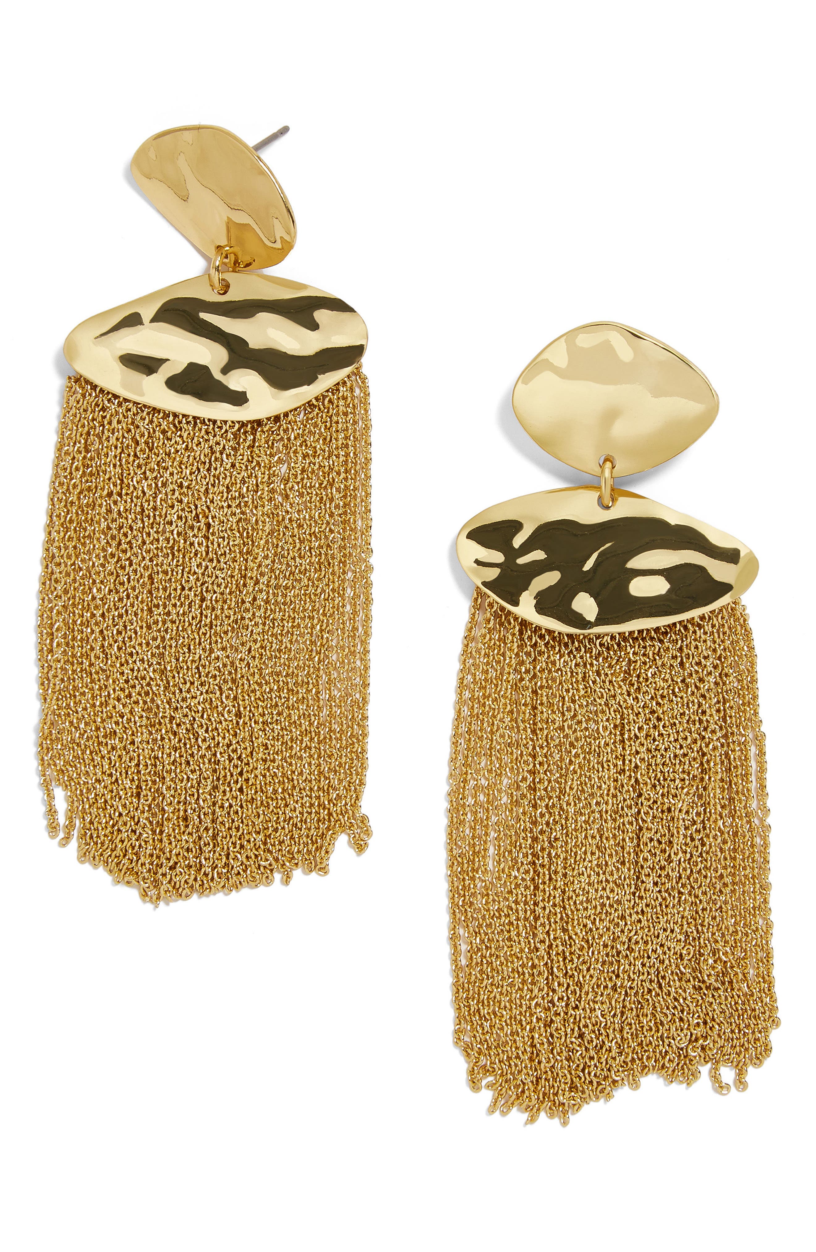 BaubleBar Azmera Chain Fringe Earrings Nordstrom