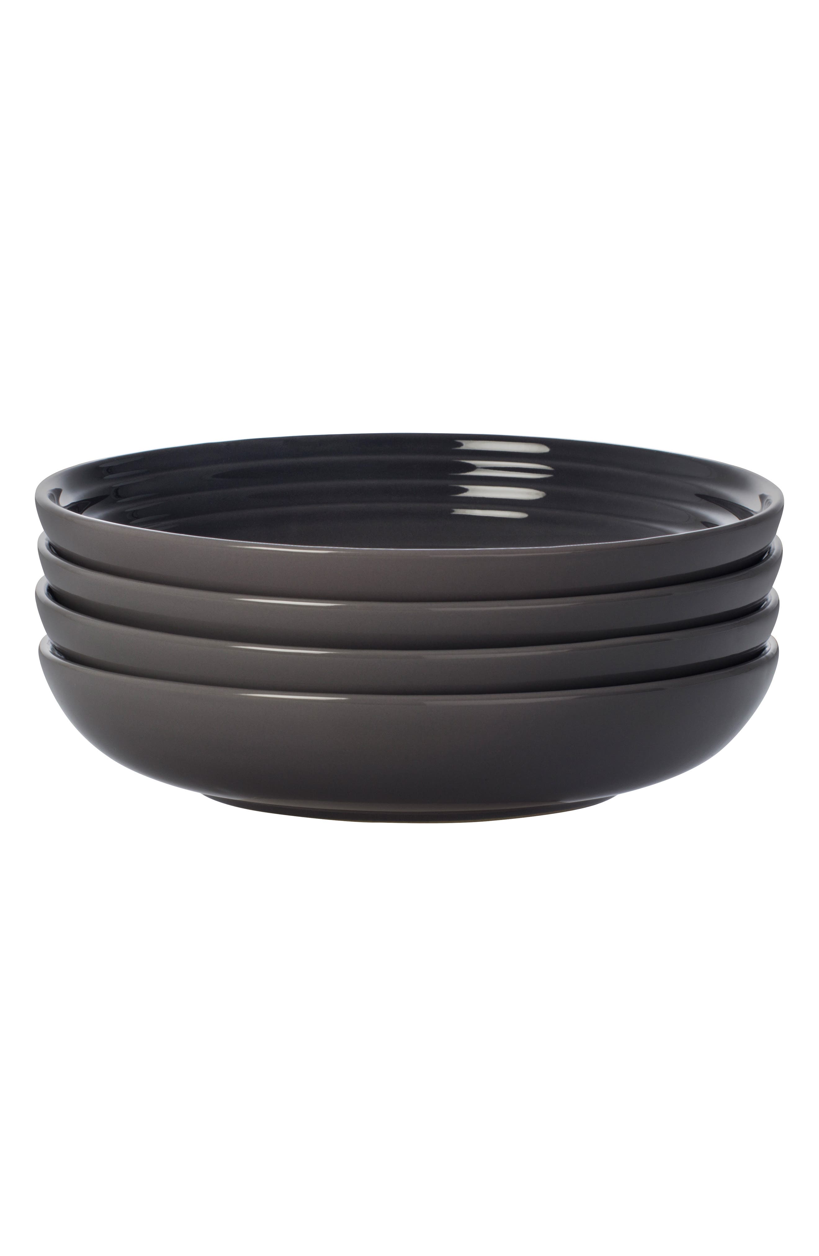 UPC 630870214377 product image for Le Creuset Set Of 4 8 1/2-Inch Pasta Bowls, Size One Size - Grey | upcitemdb.com