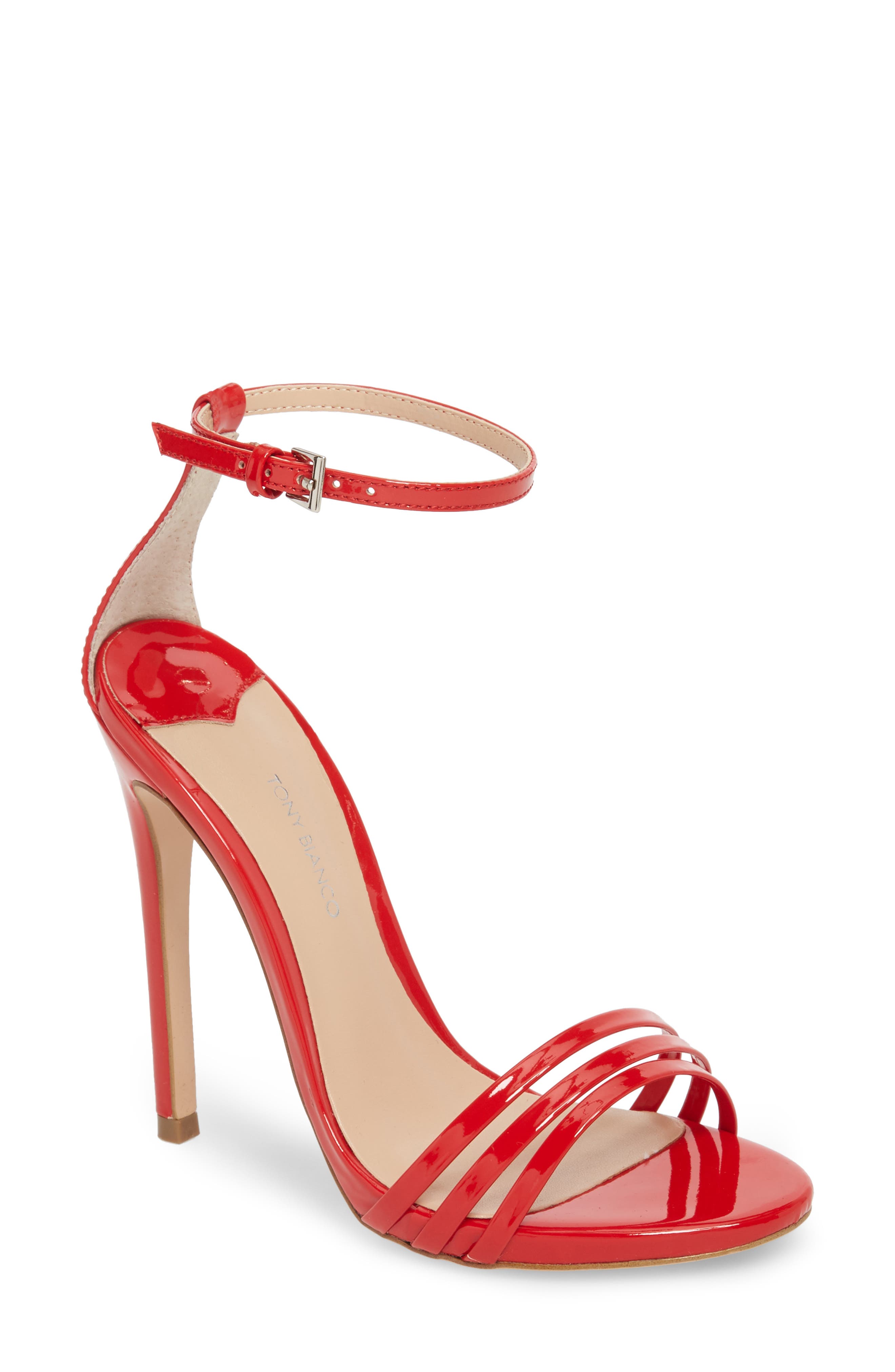 Tony Bianco Aroma Strappy Sandal, Red