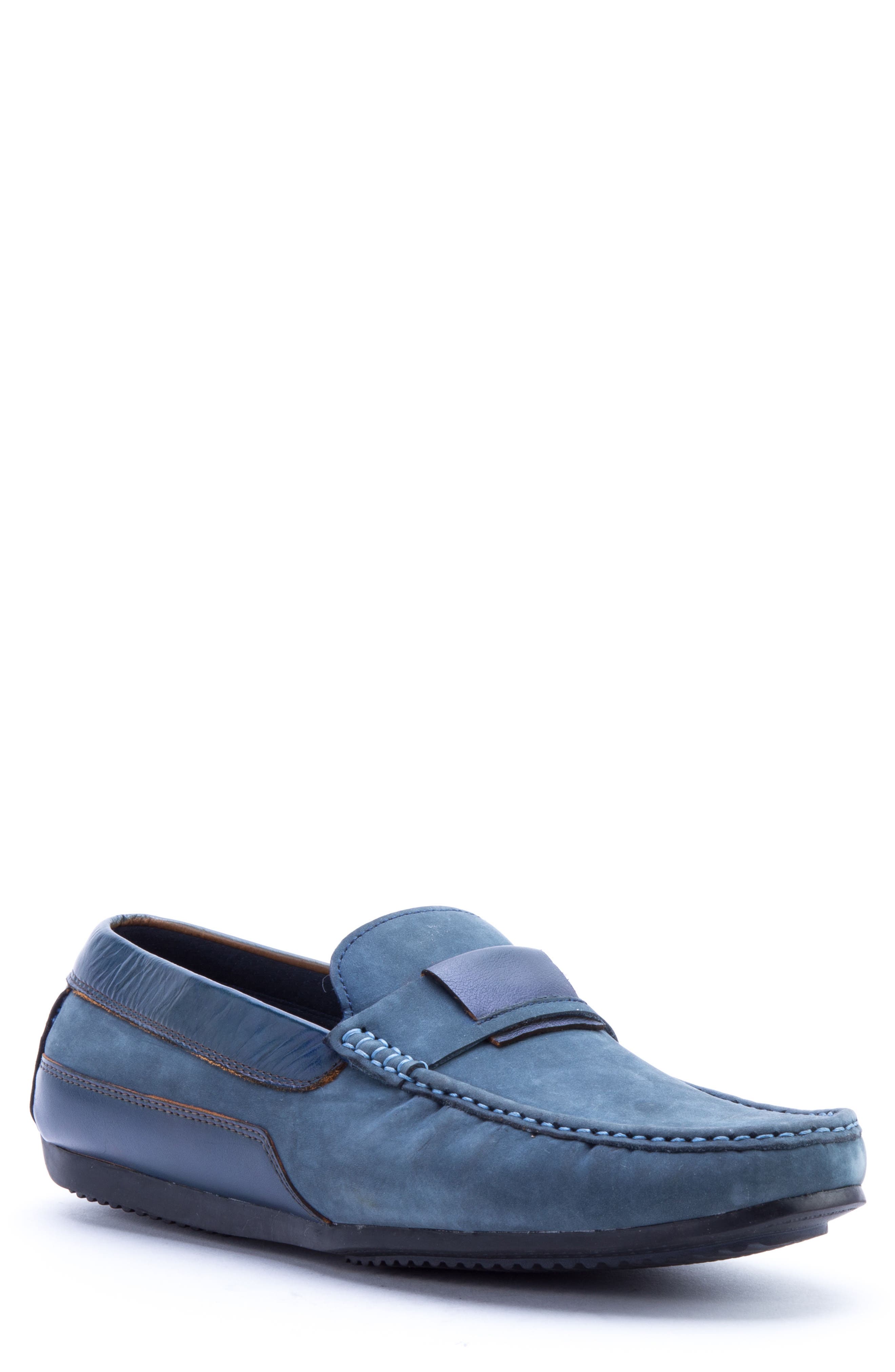 Zanzara Seurat Driving Loafer, Blue
