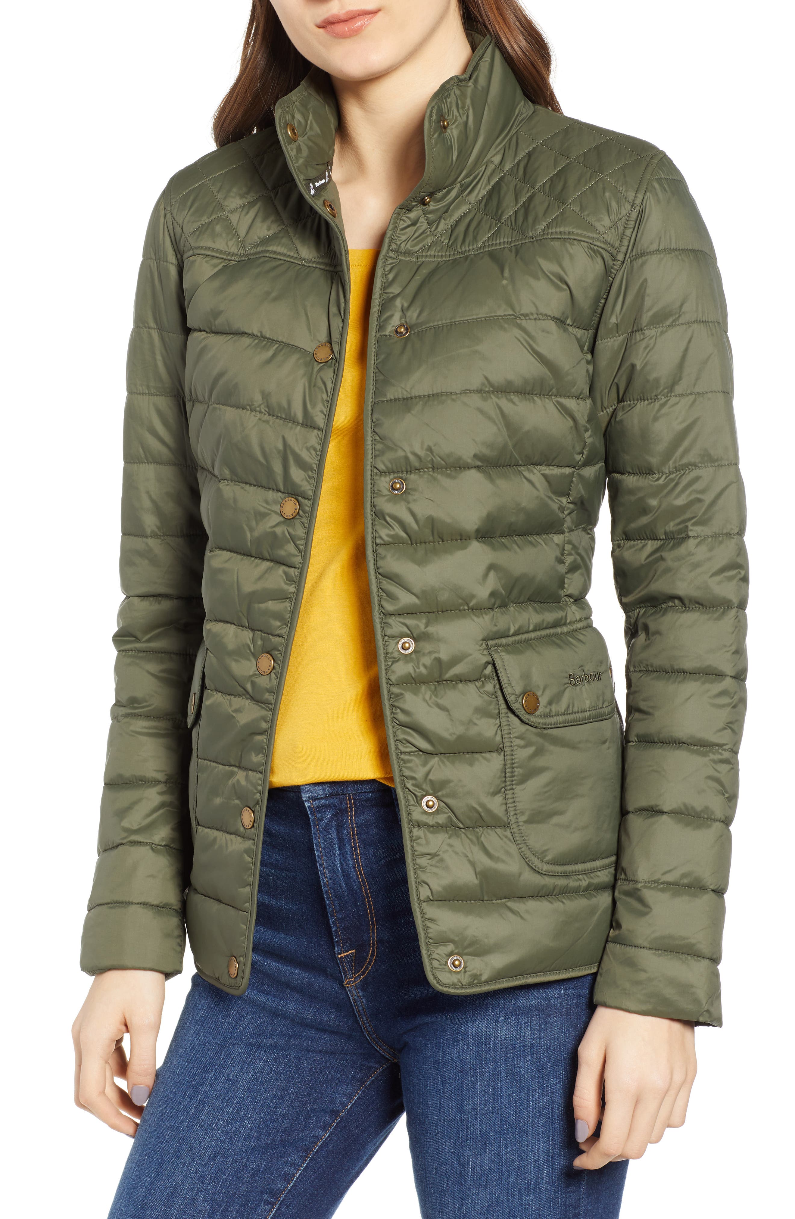 Barbour Coledale Quilted Jacket, US / 8 UK - Green