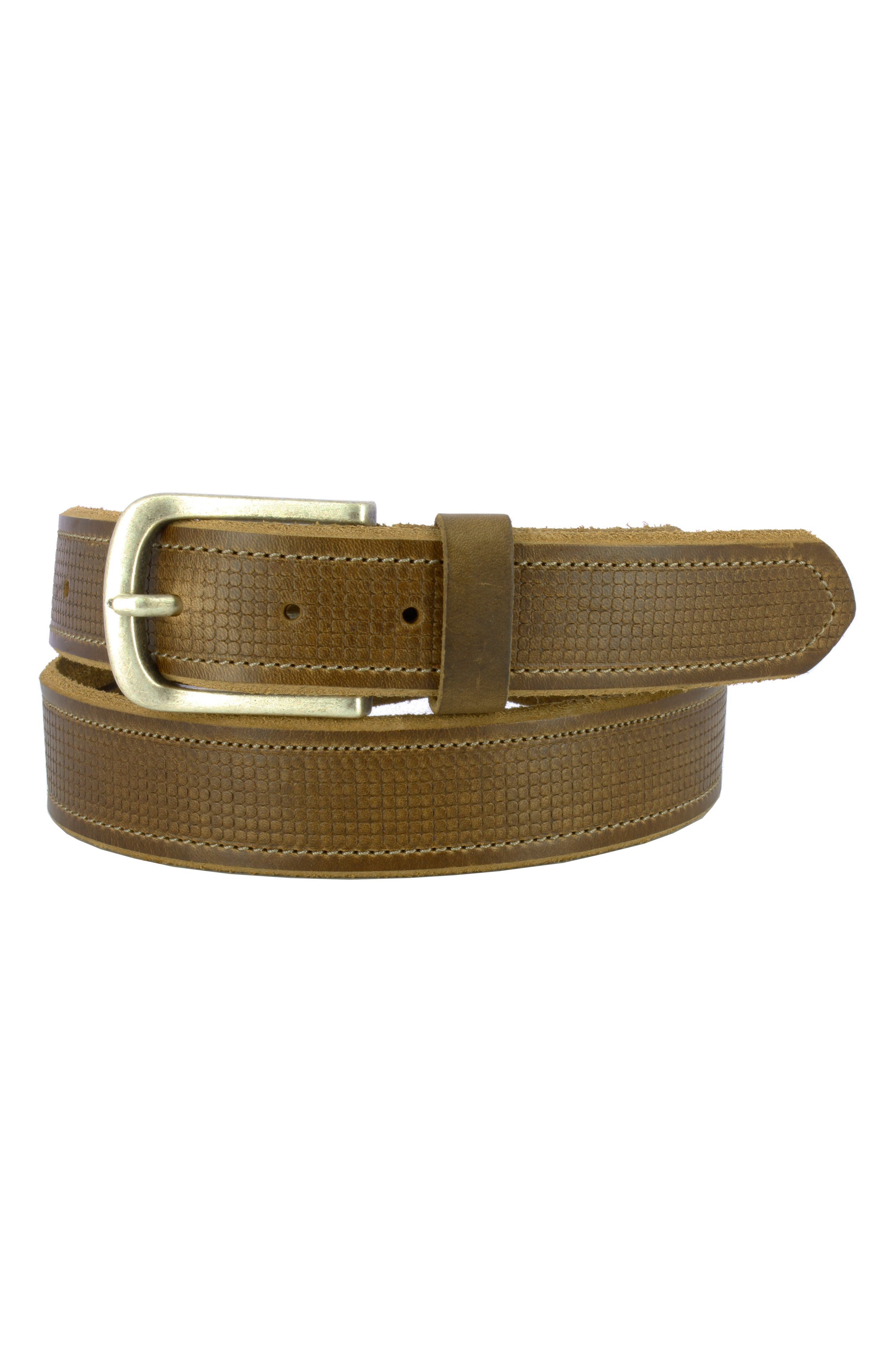 Remo Tulliani Sixx 2 Horween Leather Belt, Tan