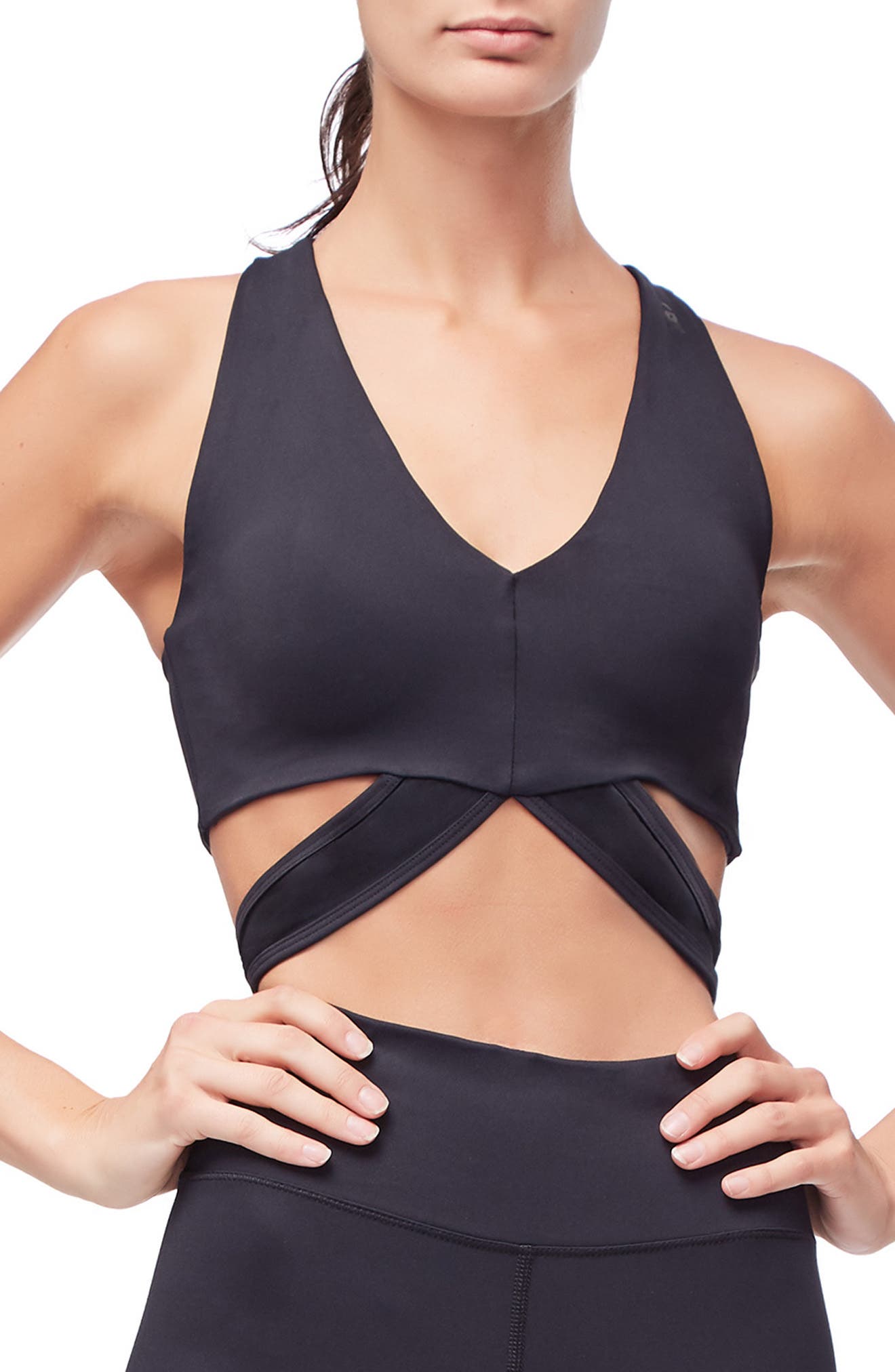 Plus Size Good American Lace Sports Bra