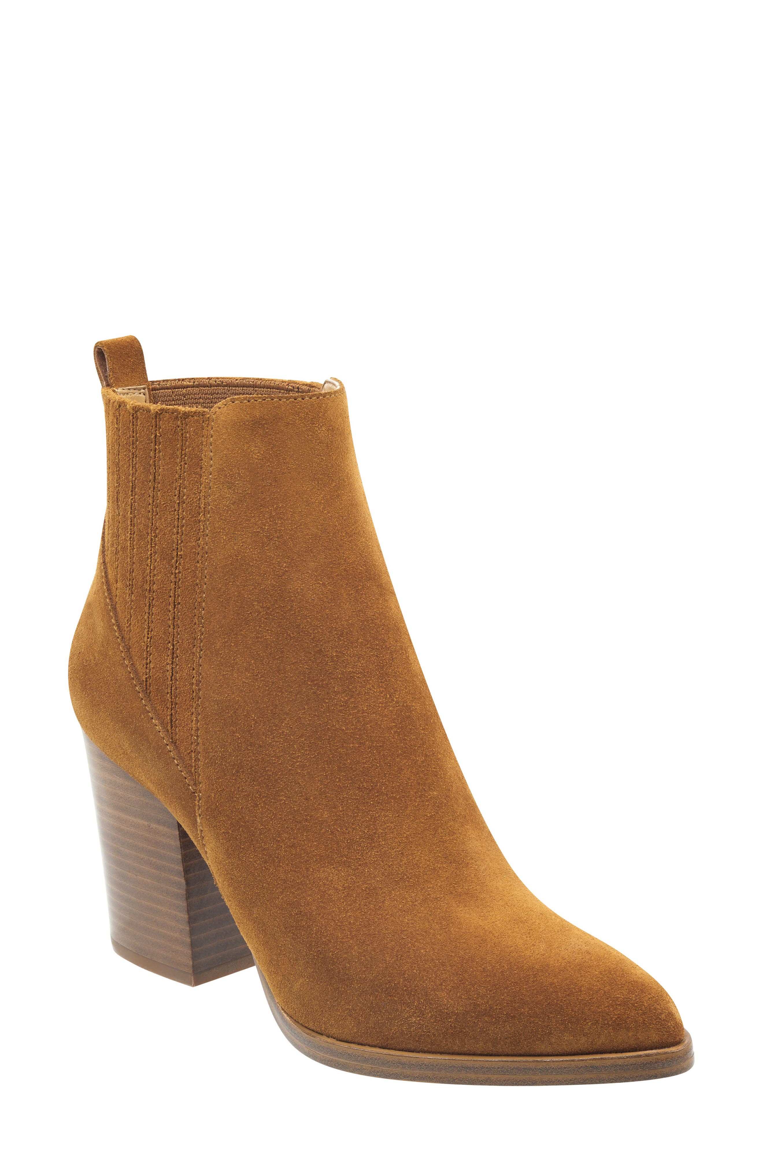 Marc Fisher Ltd Alva Bootie- Brown