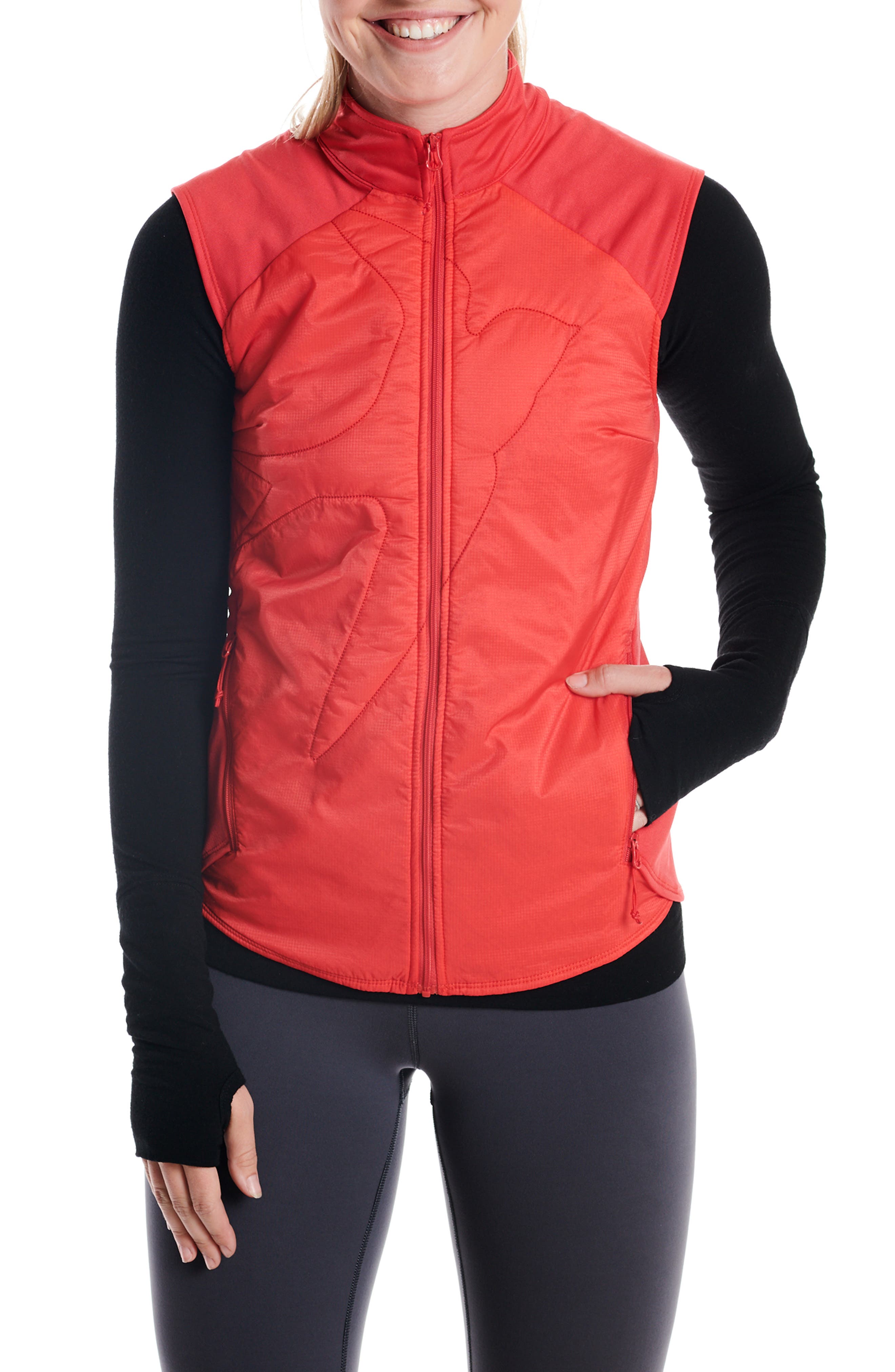 Oiselle Flyout Vest, Red
