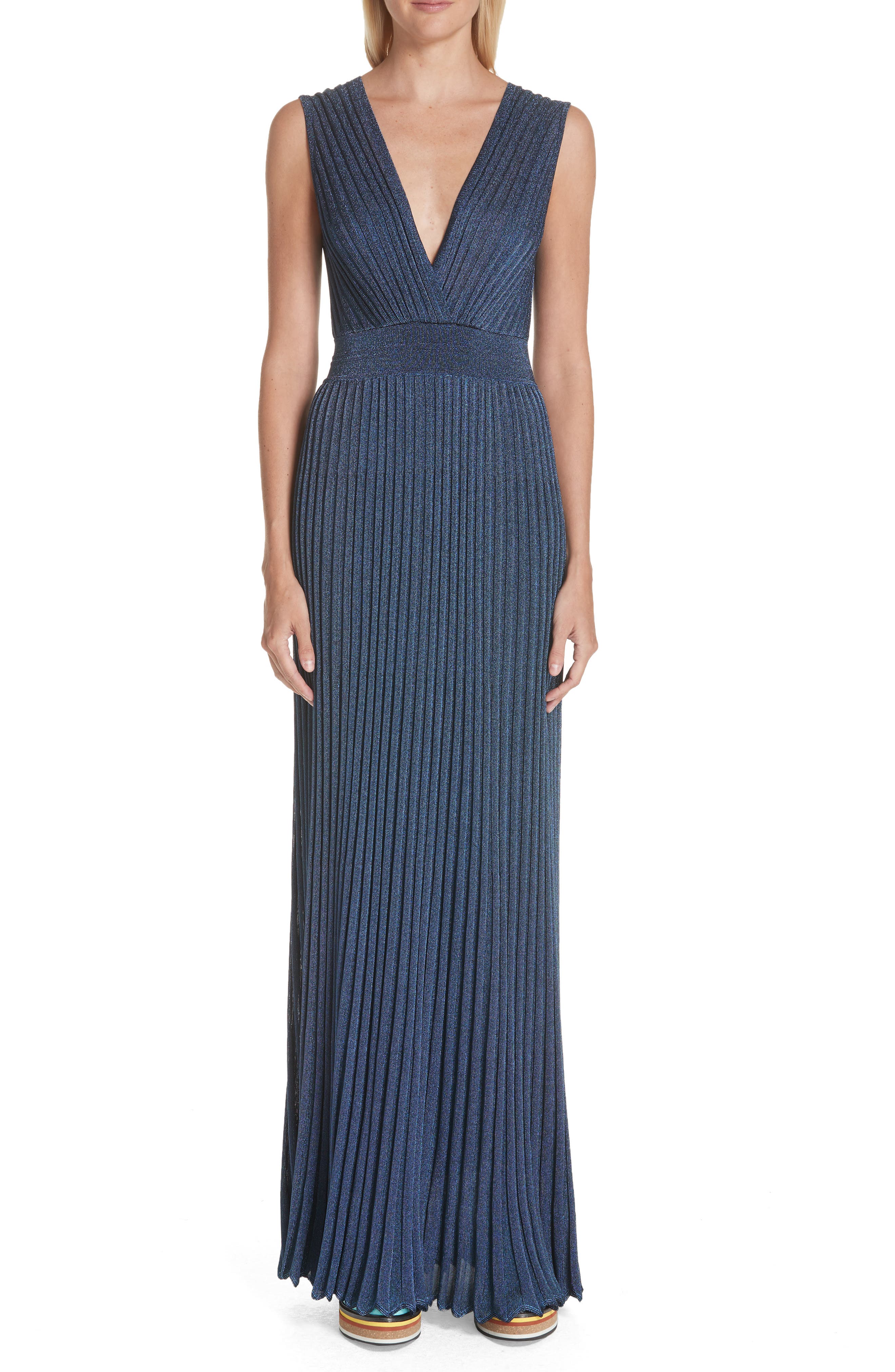 Missoni Metallic Knit Gown