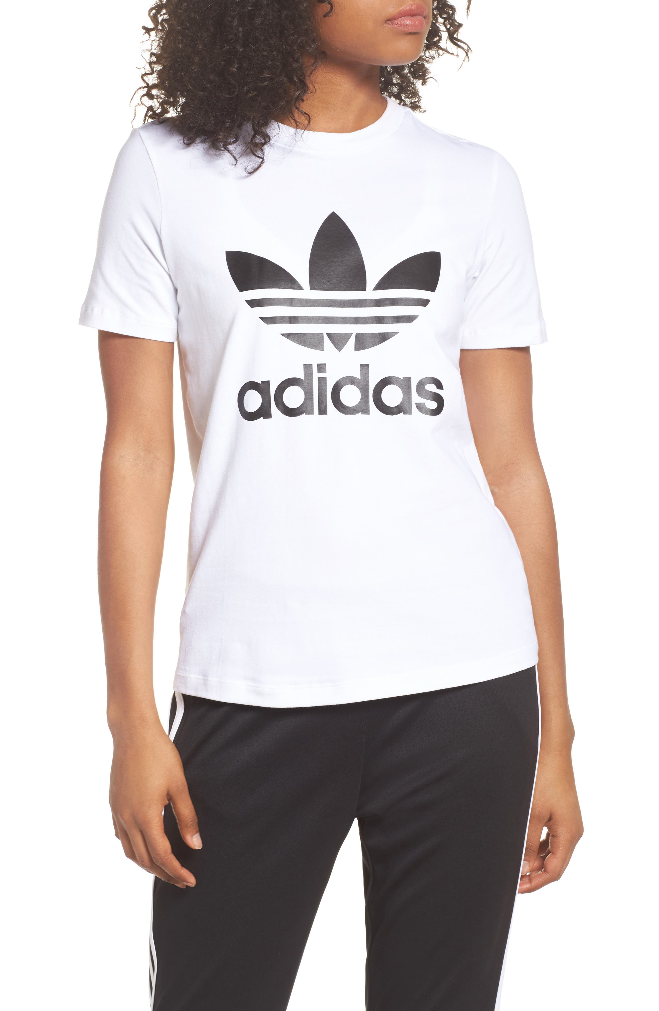 Adidas Trefoil Tee, White