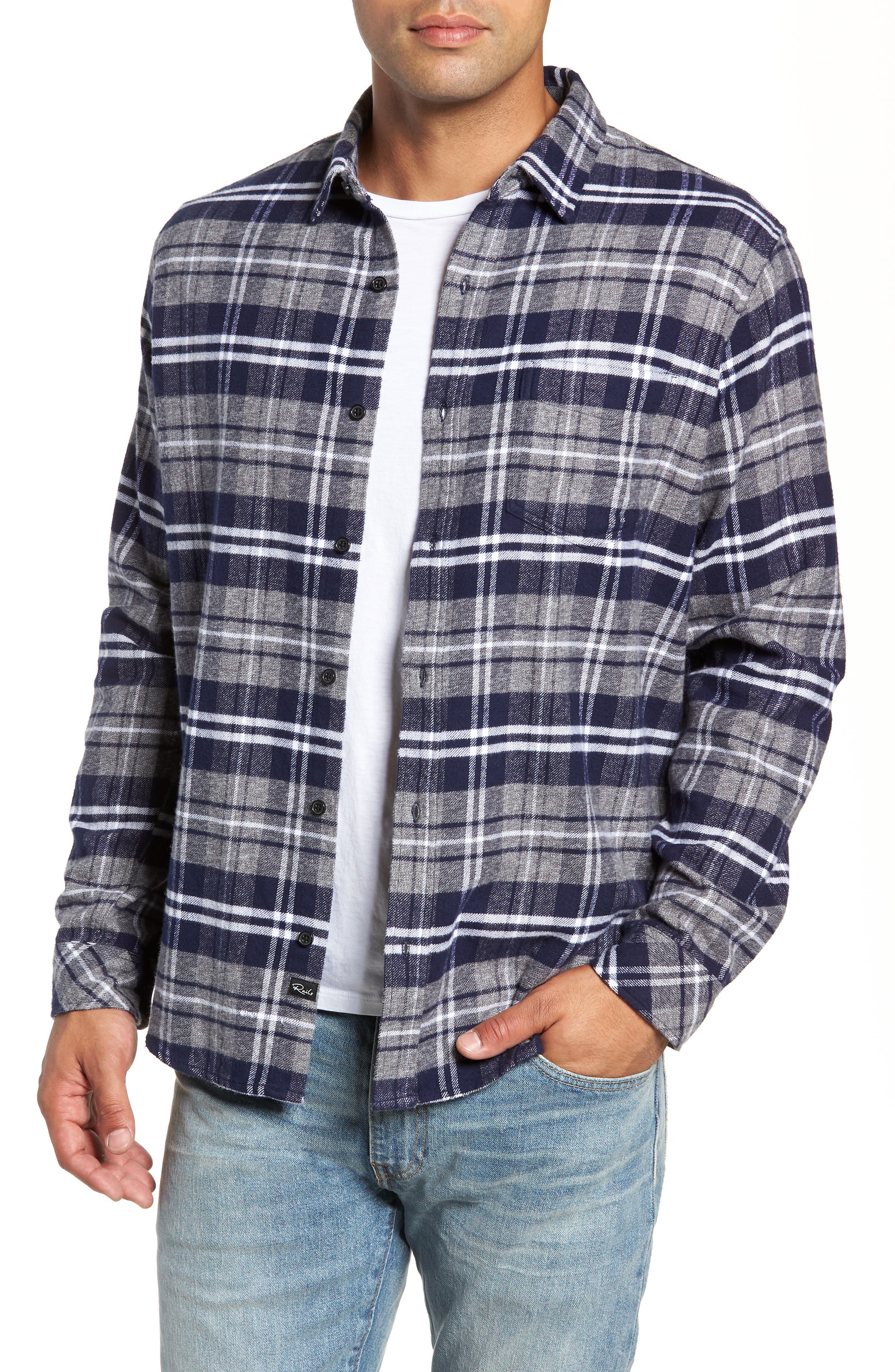 Rails Forrest Regular Fit Plaid Flannel Sport Shirt