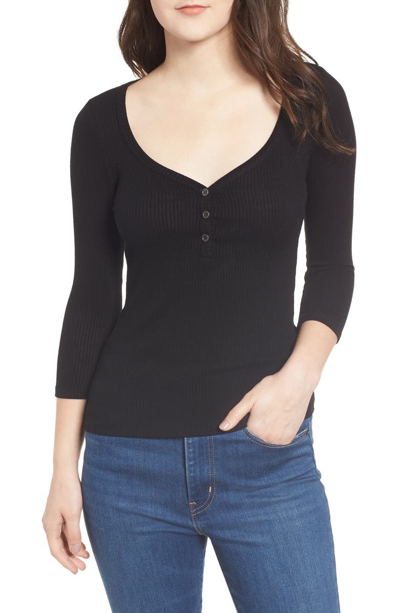 PST by Project Social T Ribbed Henley | Nordstrom