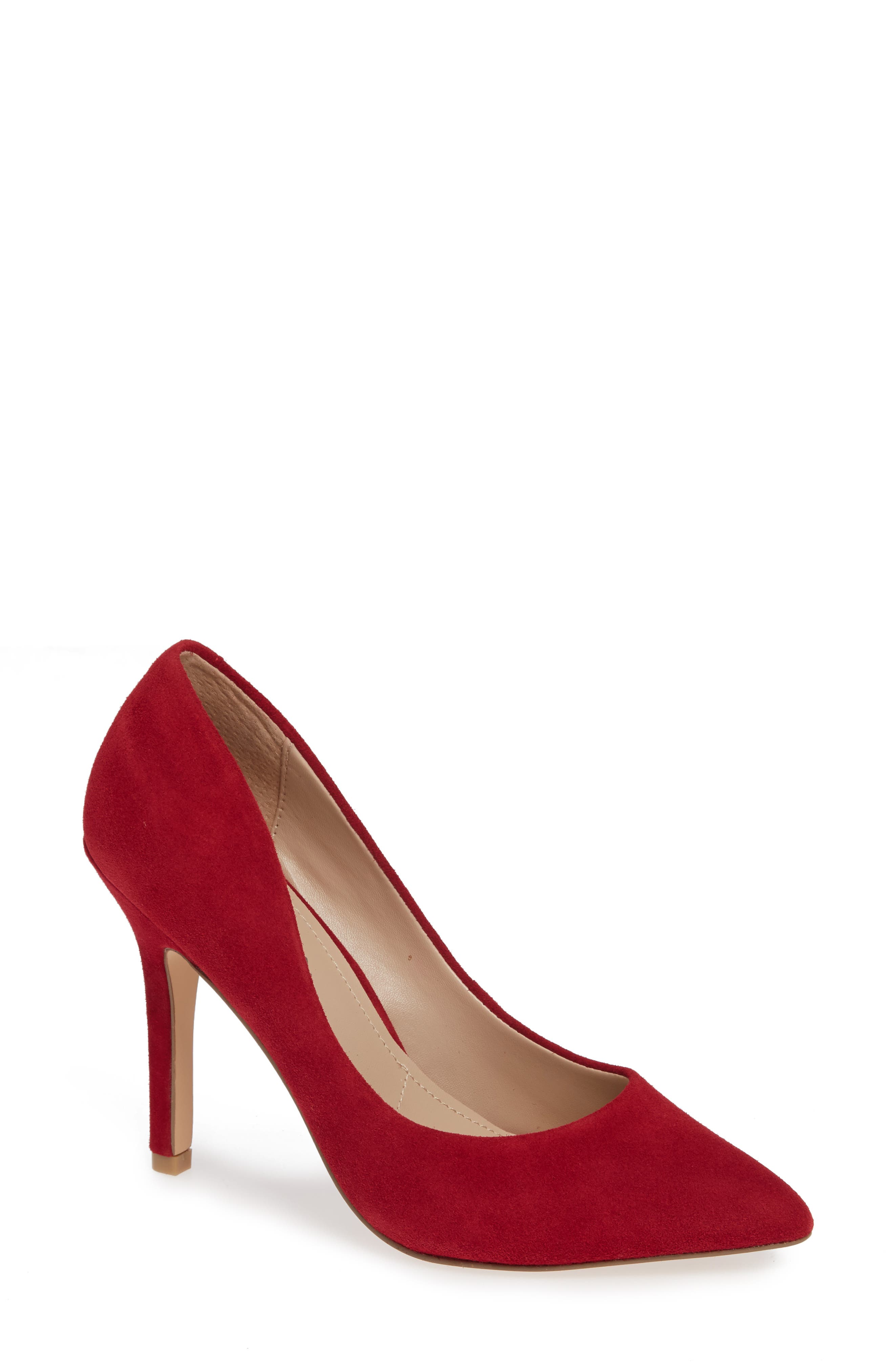 Charles By Charles David Maxx Pointy Toe Pump, Red