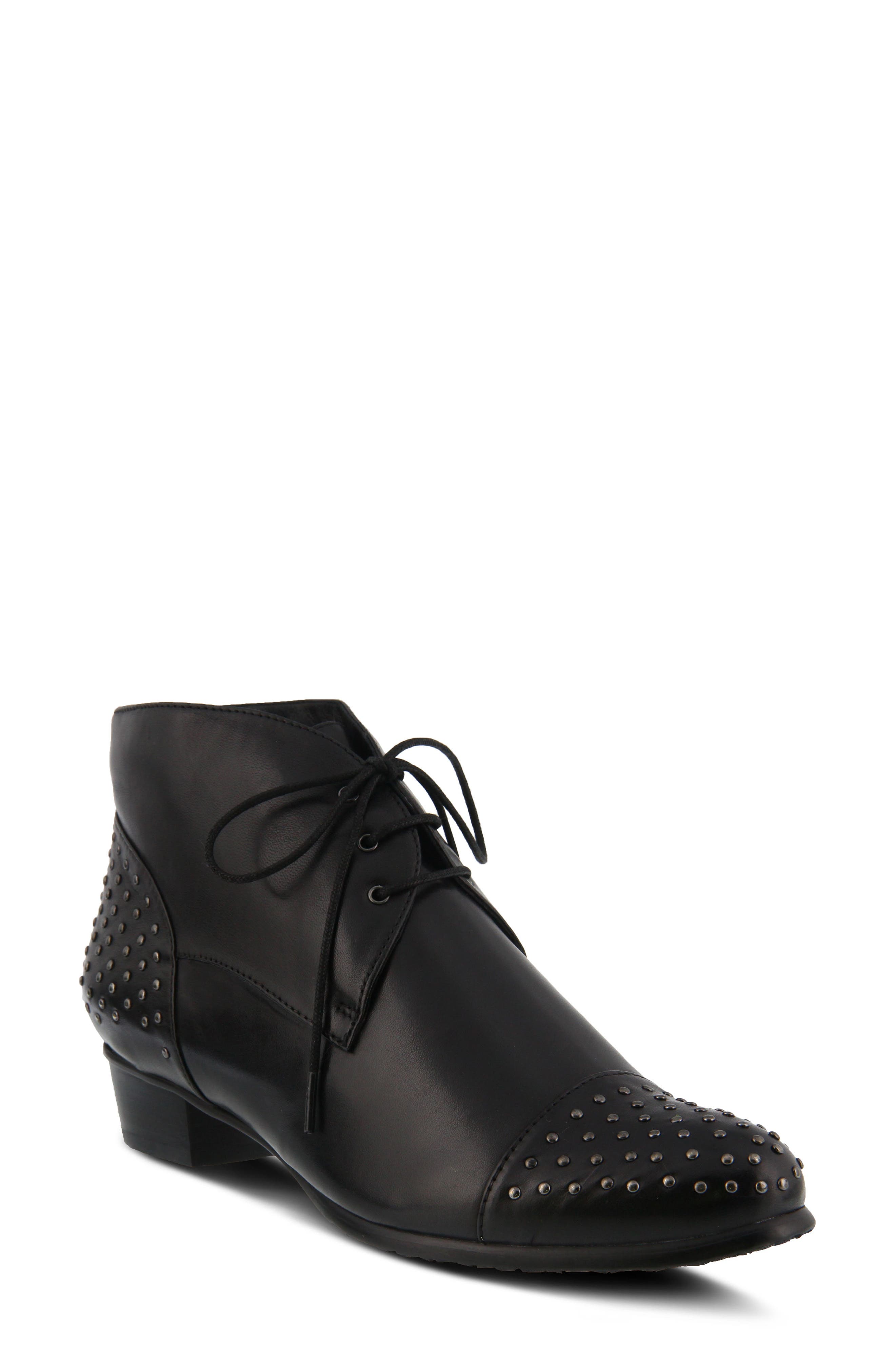 Spring Step Giovanna Studded Bootie - Black