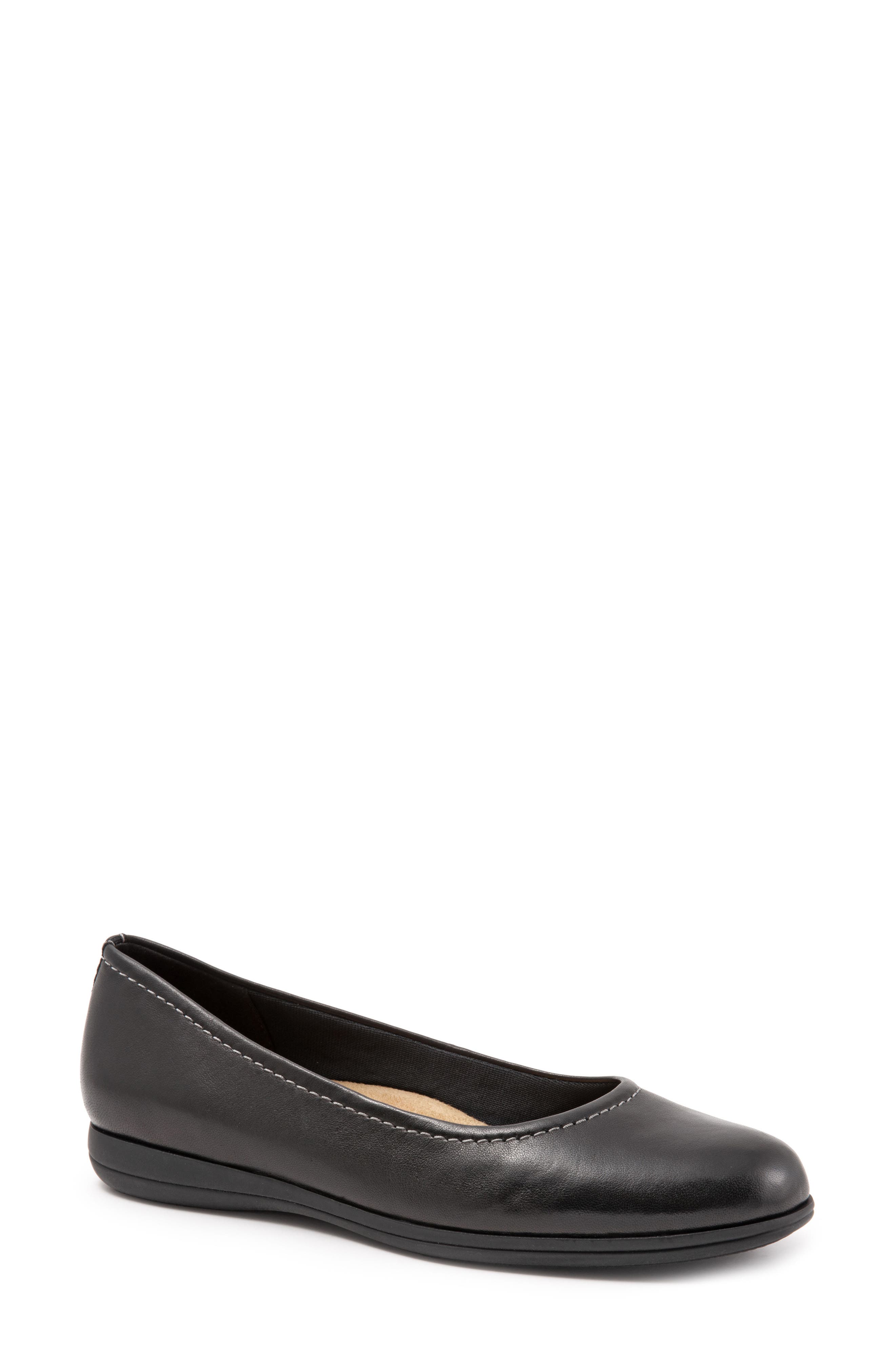 Trotters Darcey Skimmer Flat N - Black
