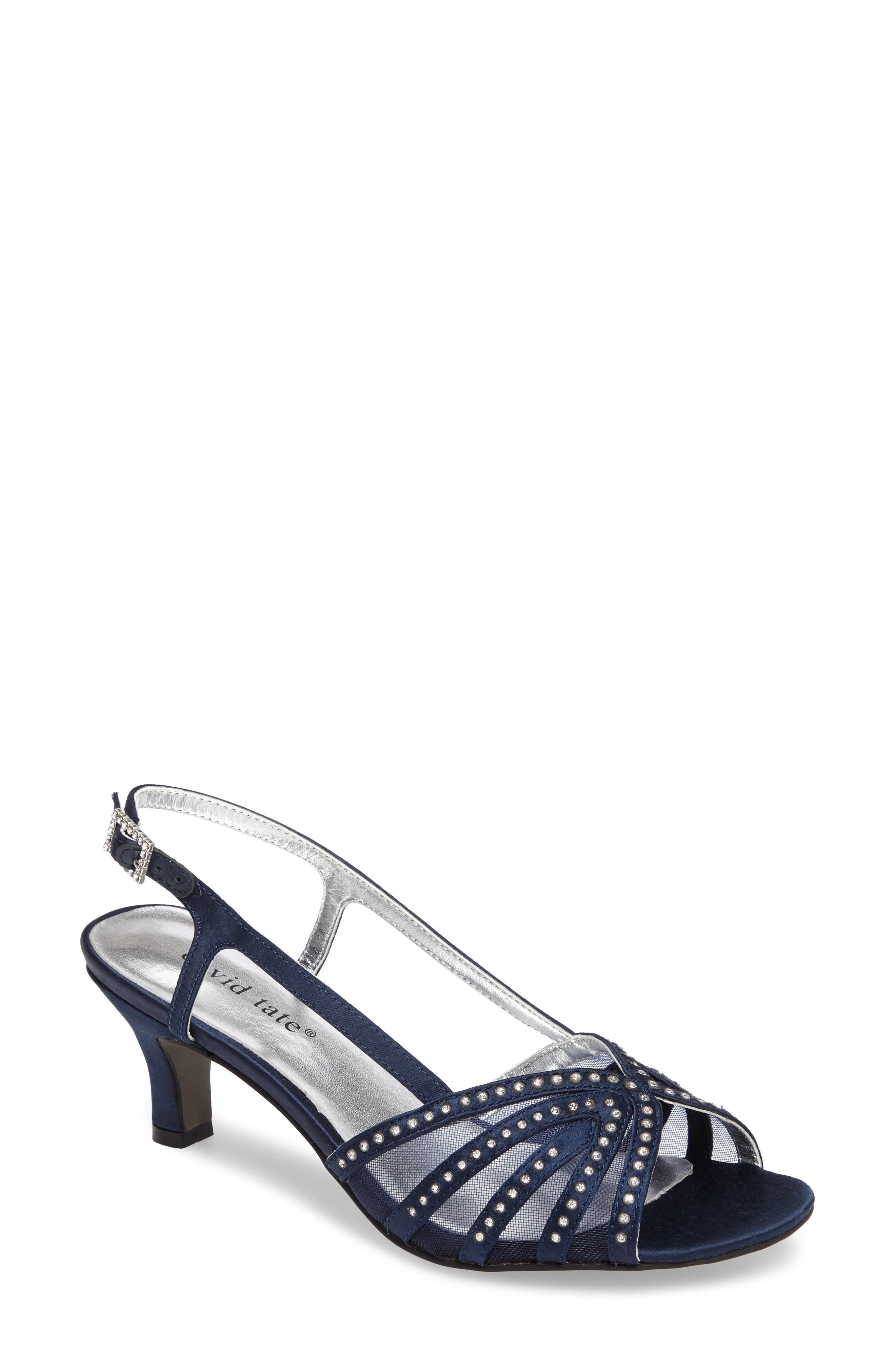 David Tate Sizzle Slingback Sandal, Blue