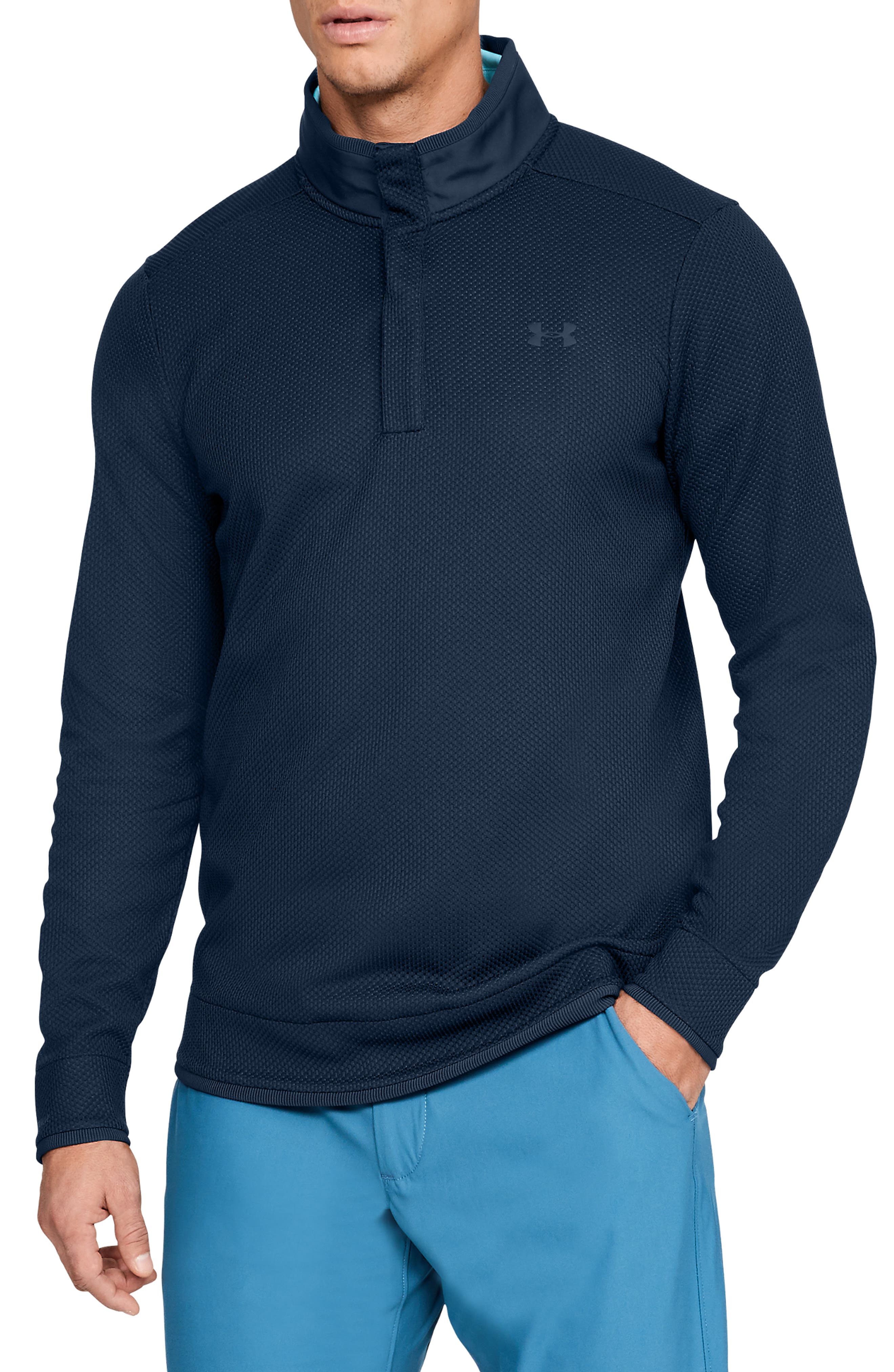 Under Armour Storm Sweaterfleece Snap Mock Neck Pullover