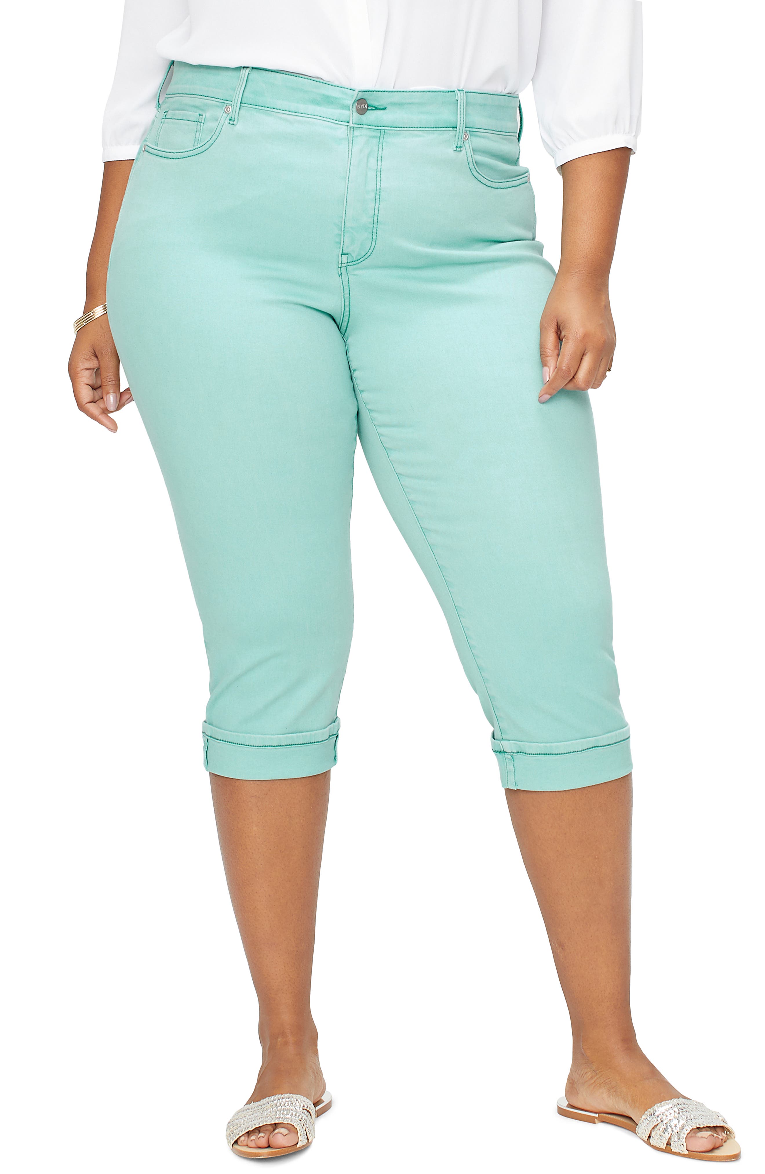 Nydj Jeans MARILYN STRAIGHT LEG CAPRI JEANS