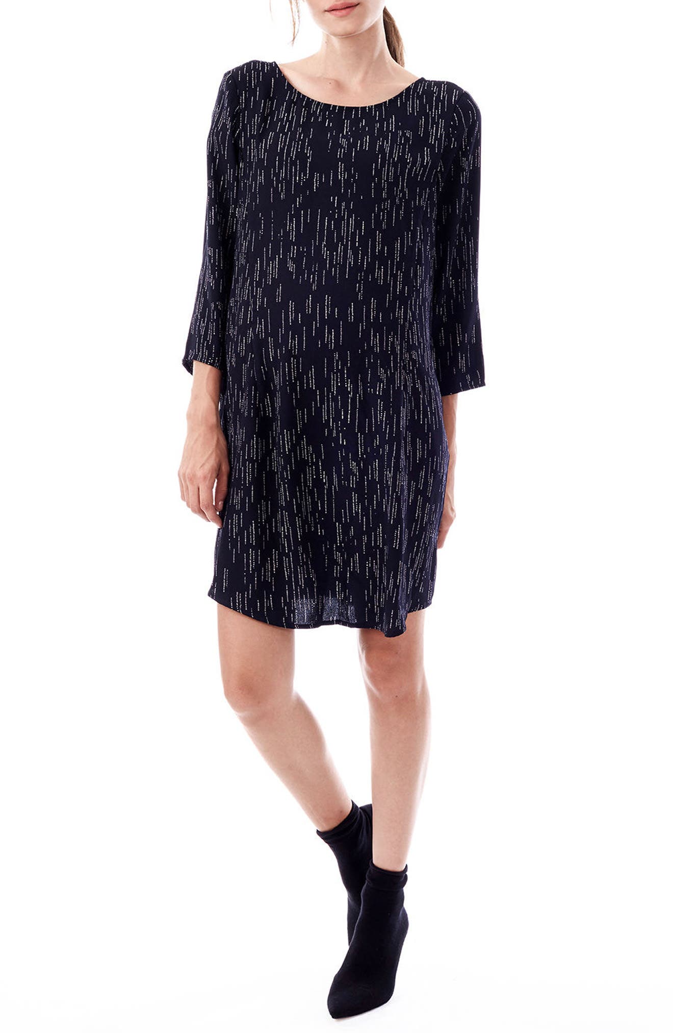 Loyal Hana Layla Maternity/nursing Dress, Blue