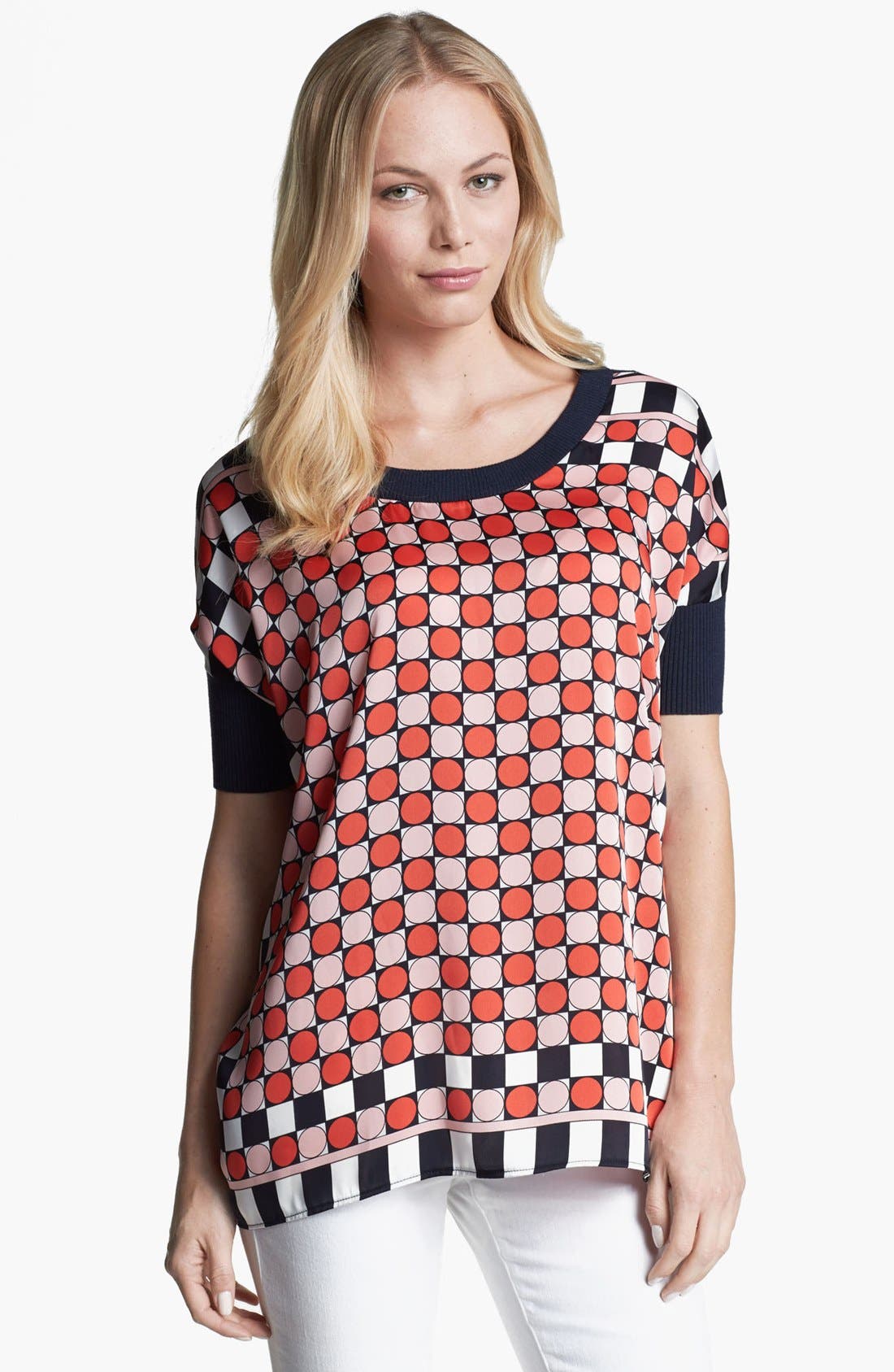 MICHAEL Michael Kors Mixed Media Sweater Nordstrom