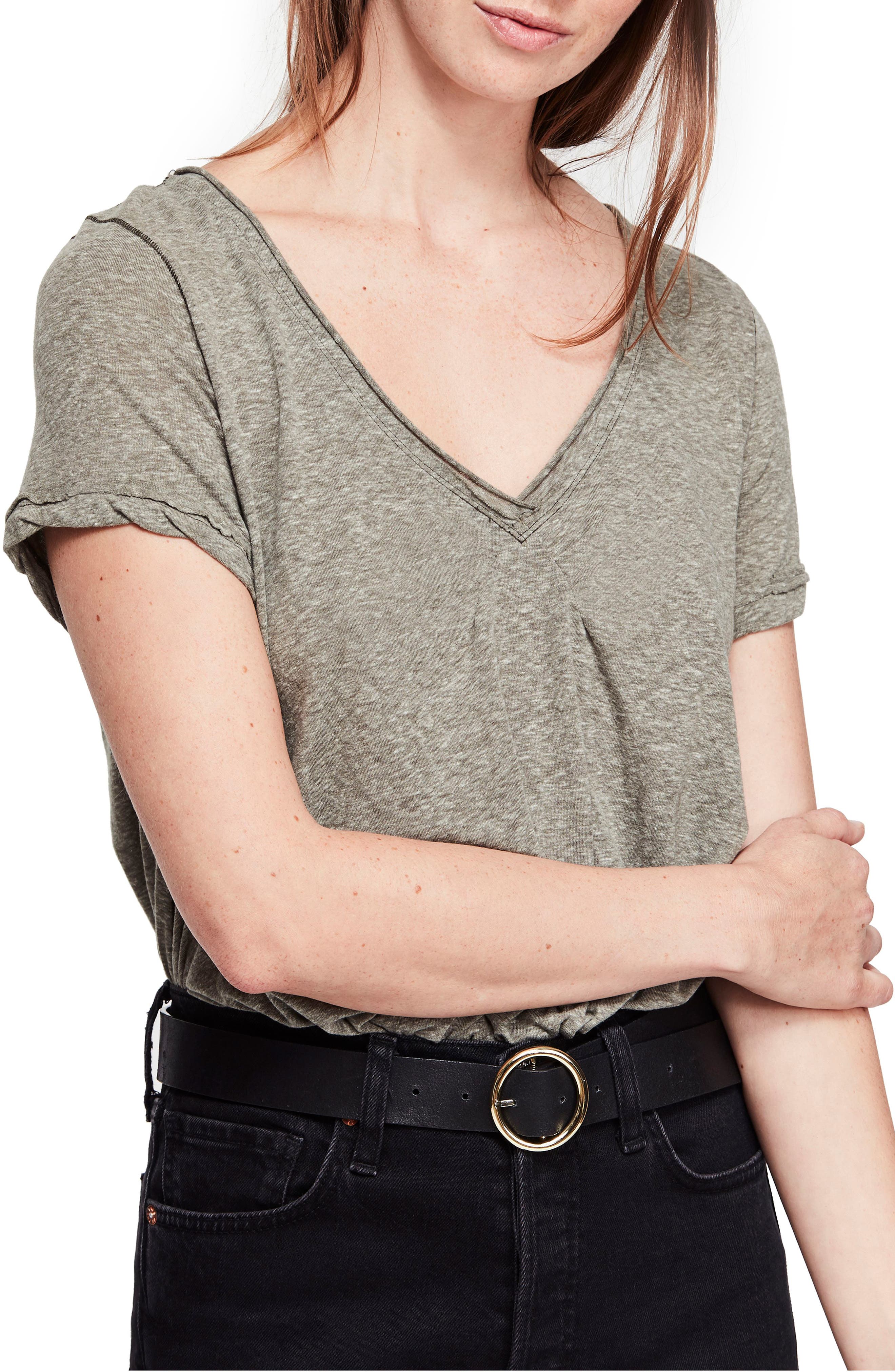 Free People All You Need Tee, Green