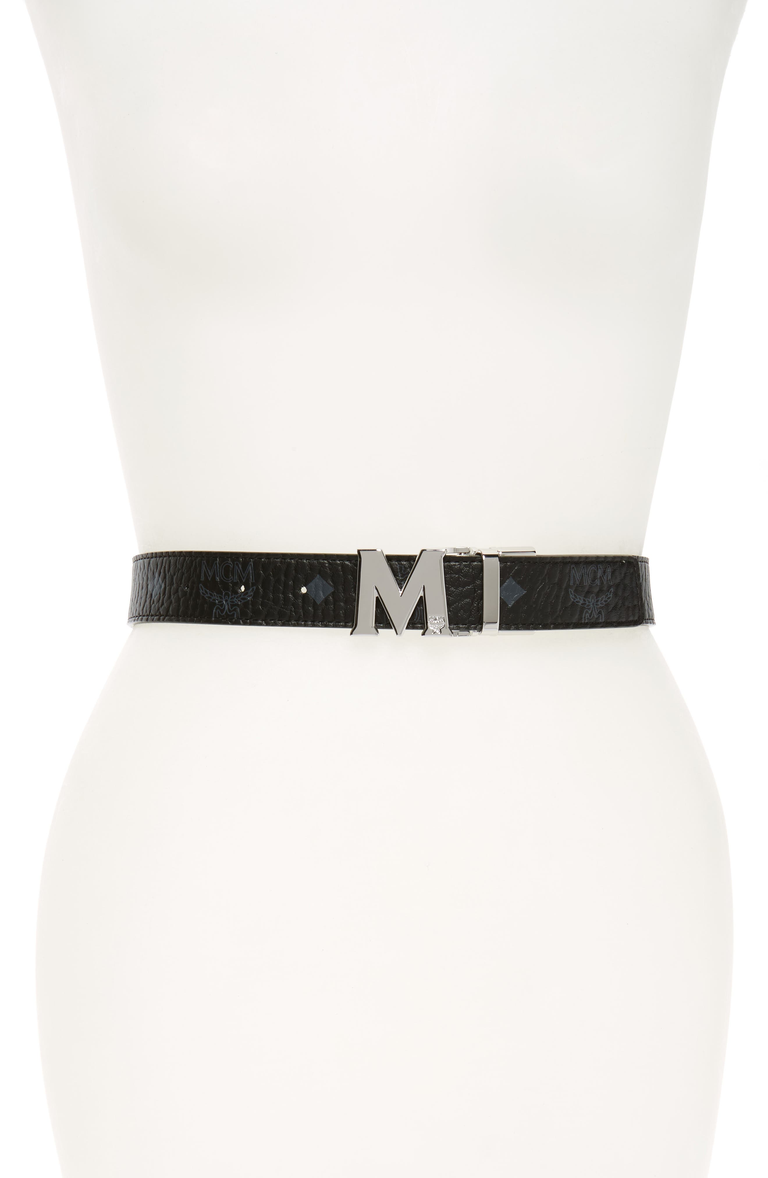 Mcm Reversible Belt, Size One Size - Black