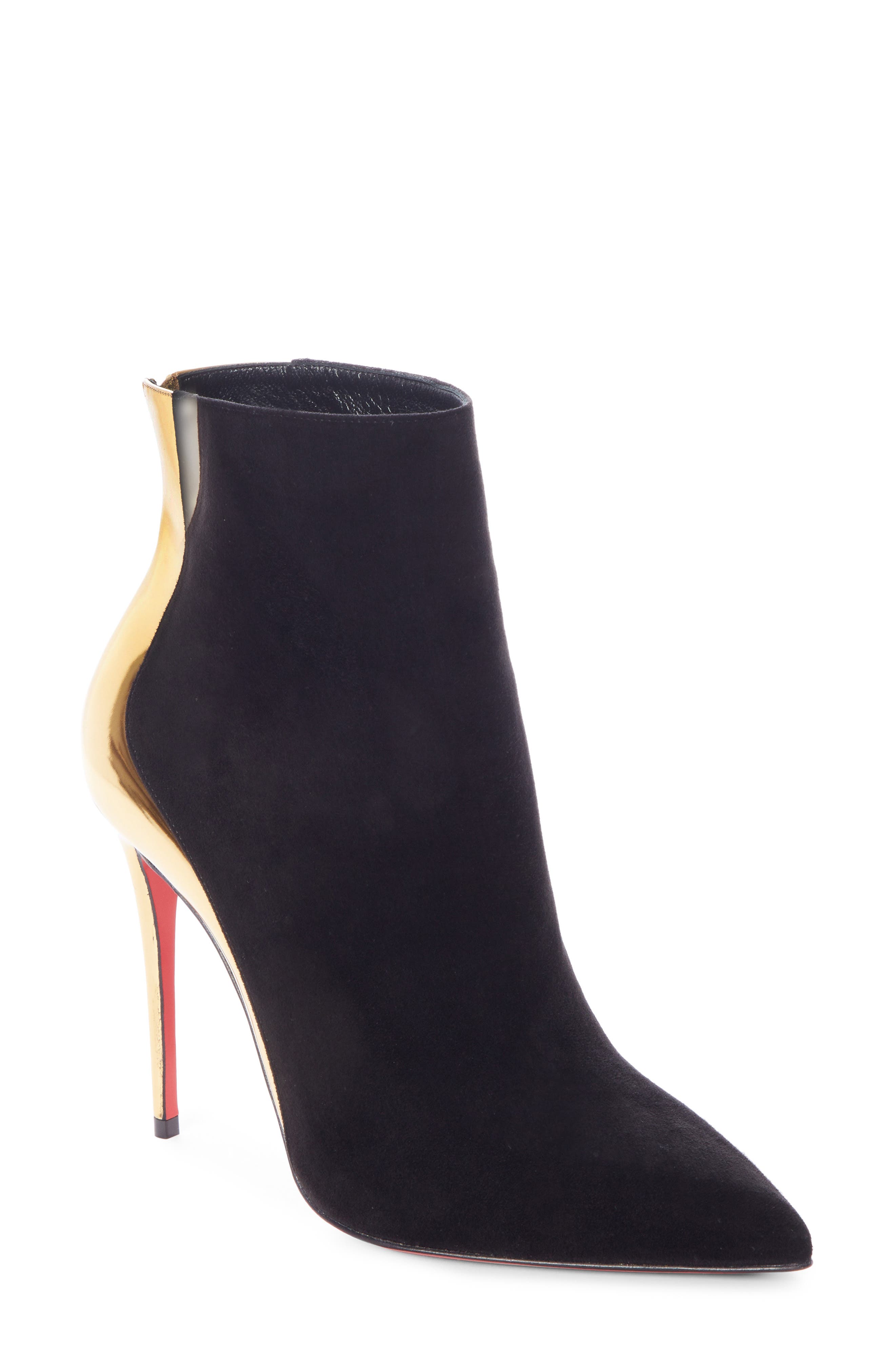 Christian Louboutin Delicotte Pointy Toe Bootie - Black