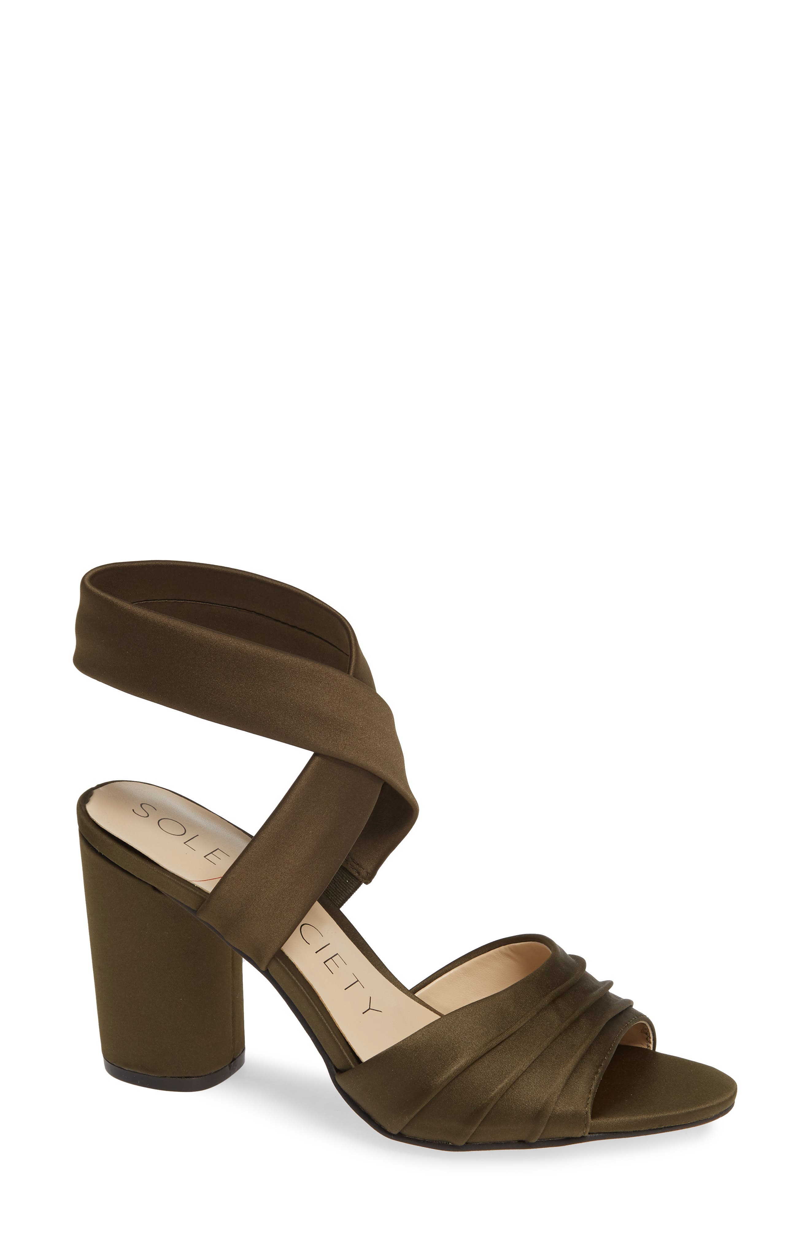 Sole Society Selbie Sandal- Green